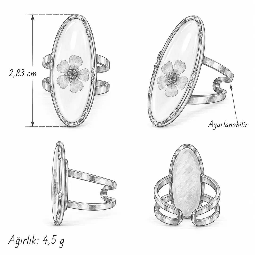 Usae Ring | Çelik Yüzük 4