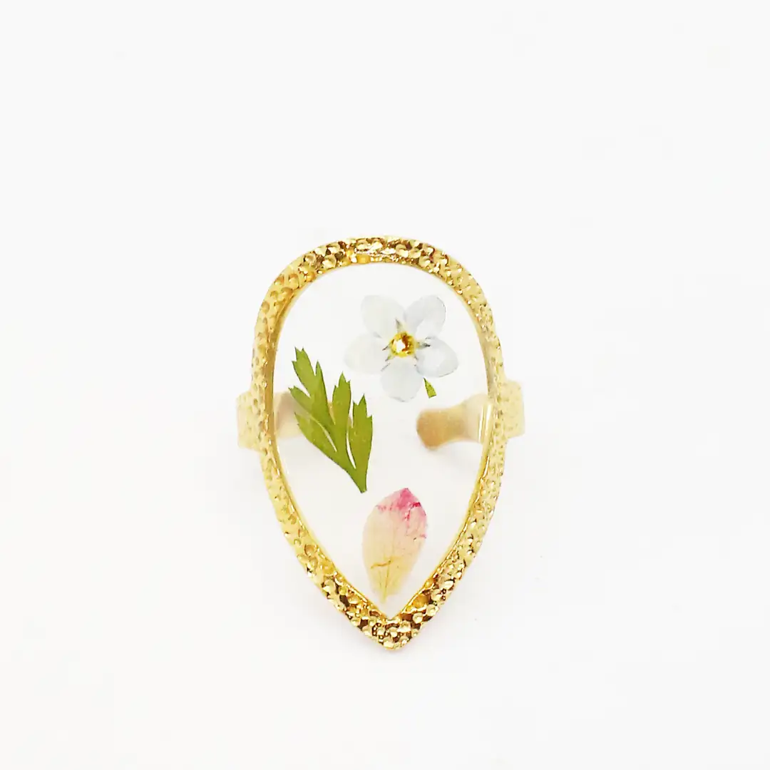 Floralis Ring | Çelik Yüzük