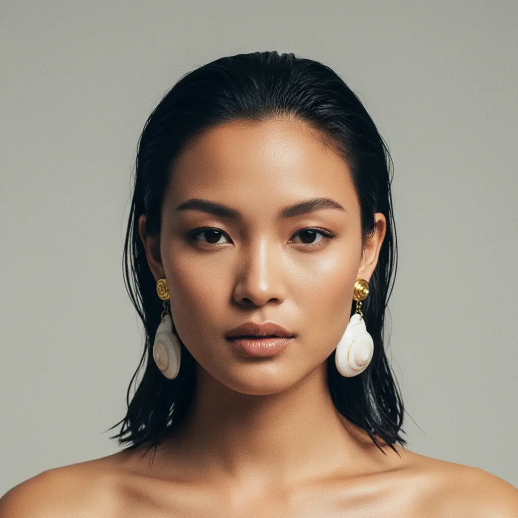 Nayra Earring | Kabuklu Küpe 2