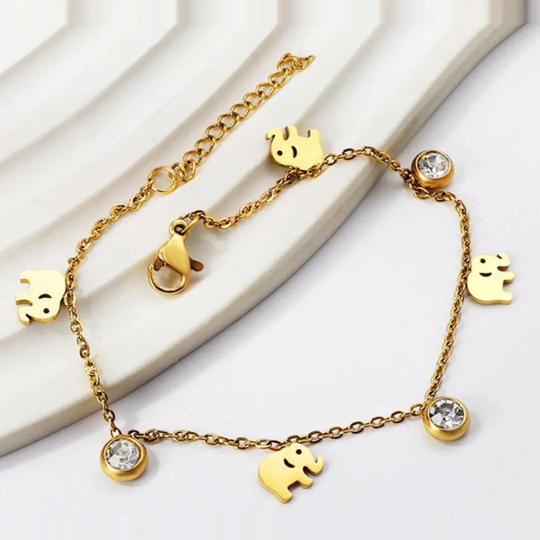 Elefira Anklet | Çelik HalHal