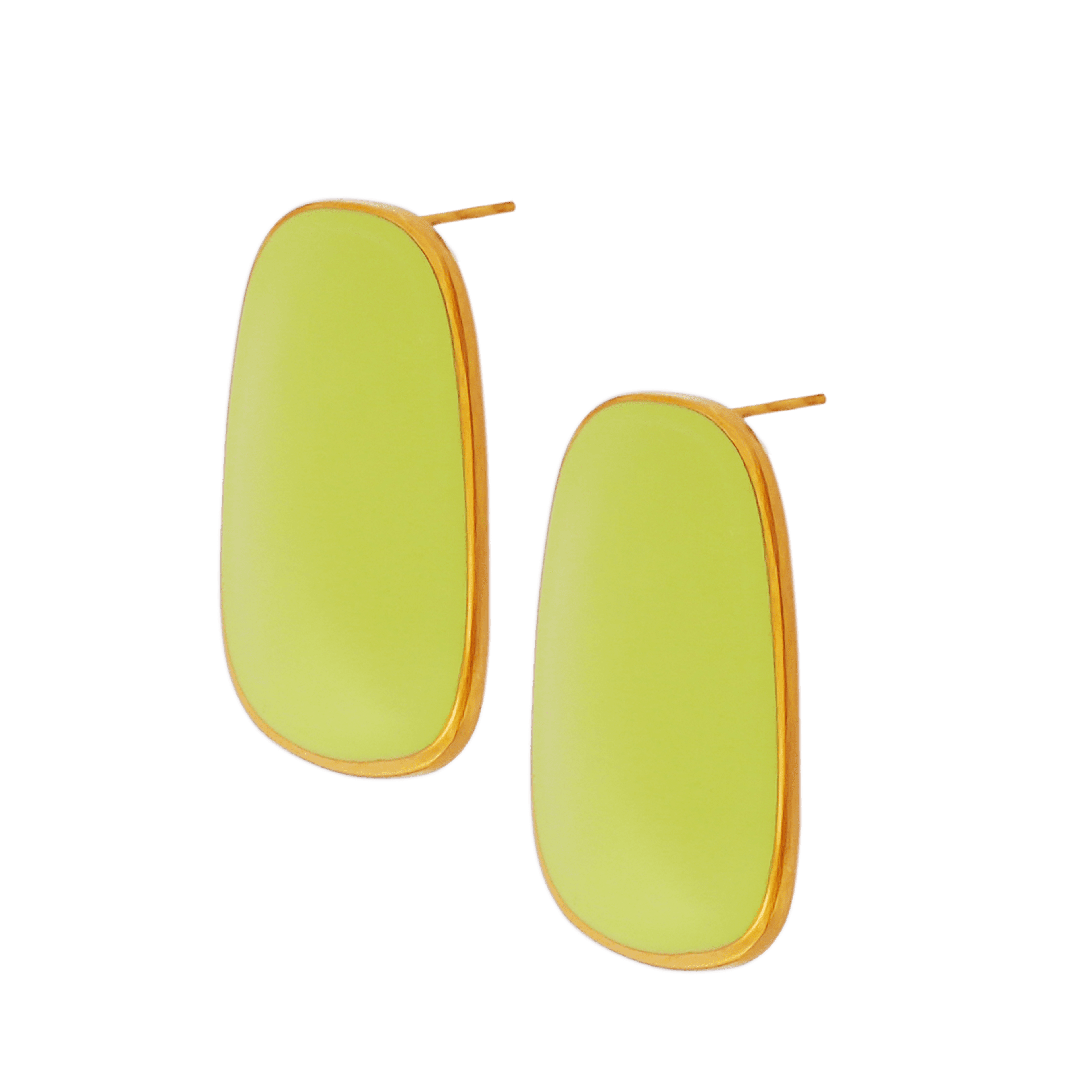 Green Aura Earring | Çelik Küpe