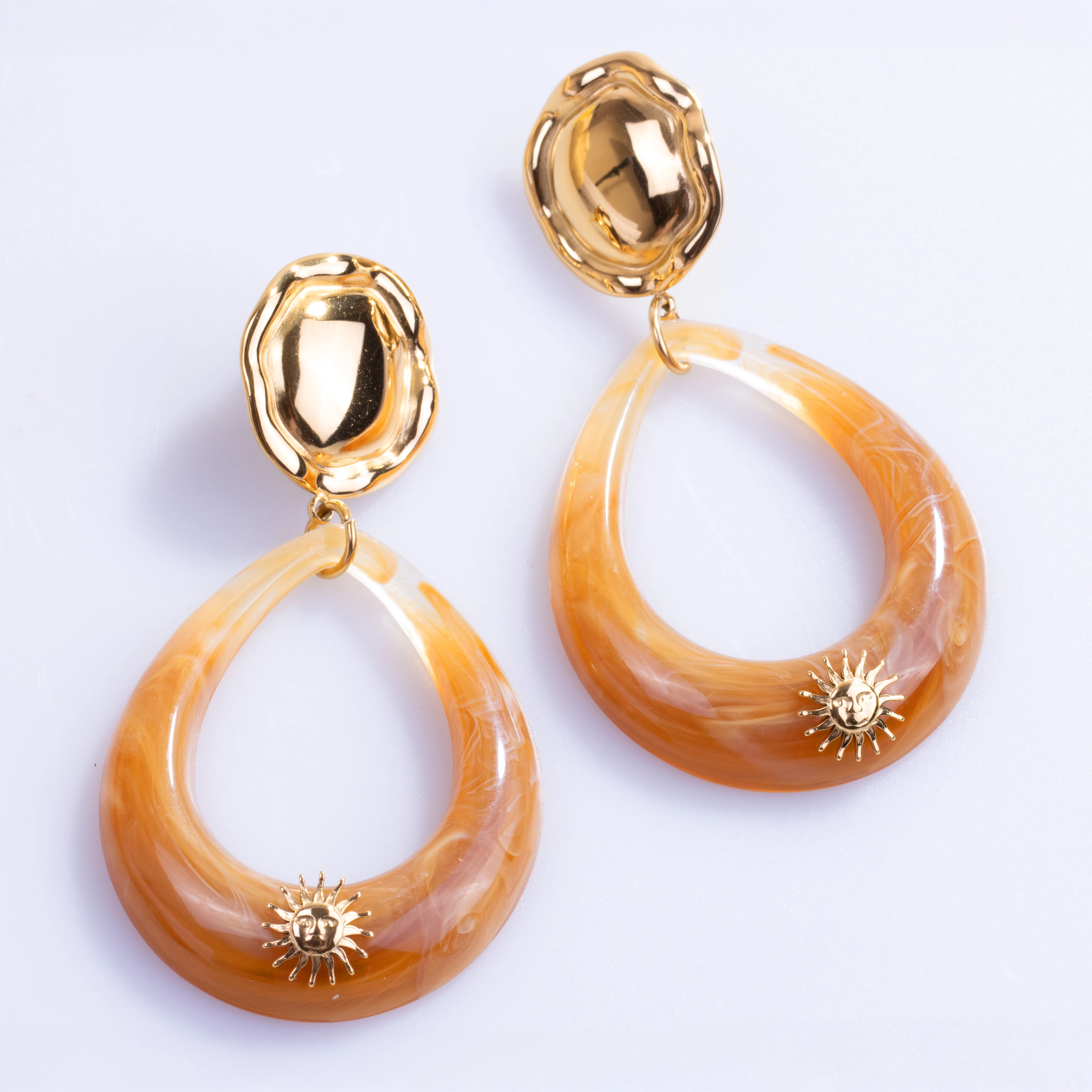 Solarya Earring | Çelik Küpe