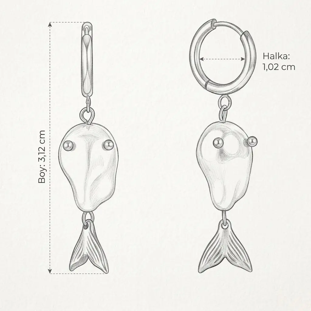 Kalypsa Earring | Çelik Küpe 4
