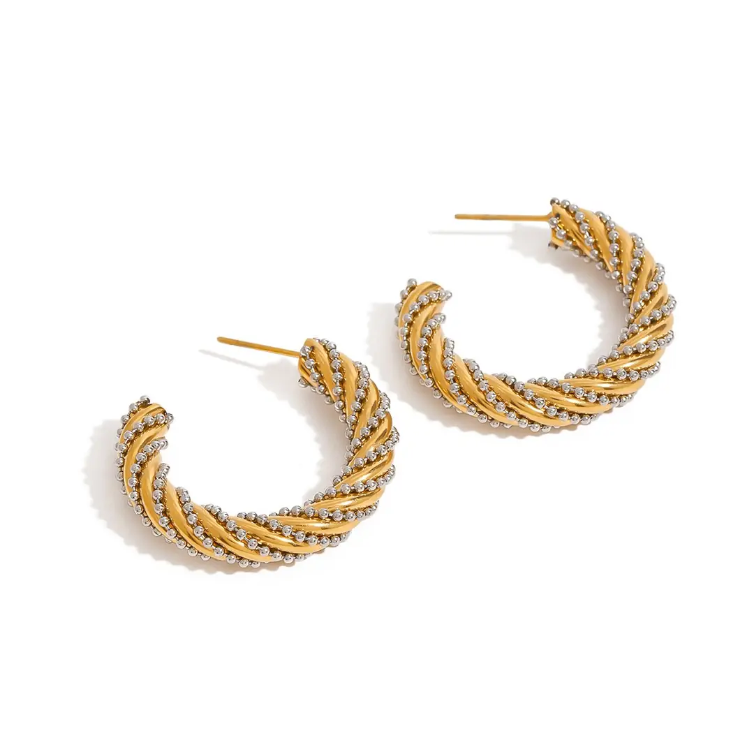 Torvina Earring | Çelik Küpe