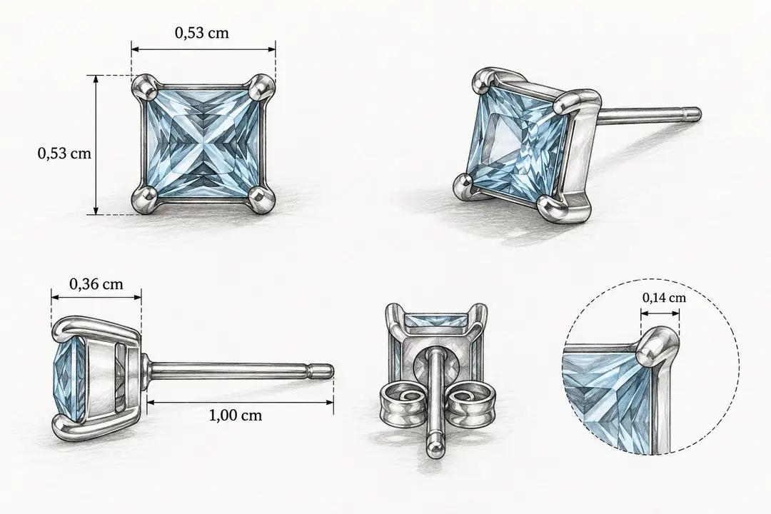 Cazano Earring | Çelik Küpe 4