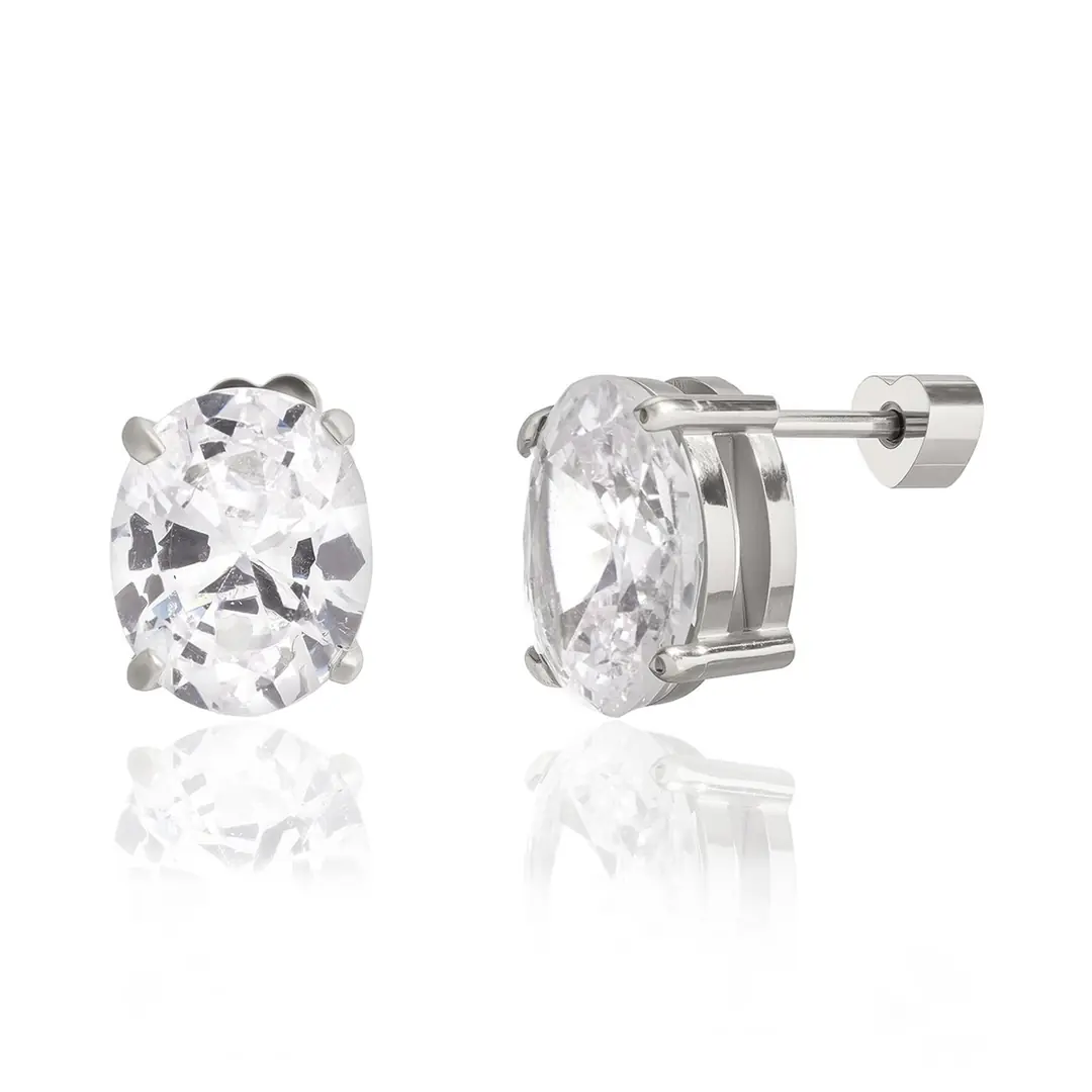 Brillane Earring | Çelik Küpe