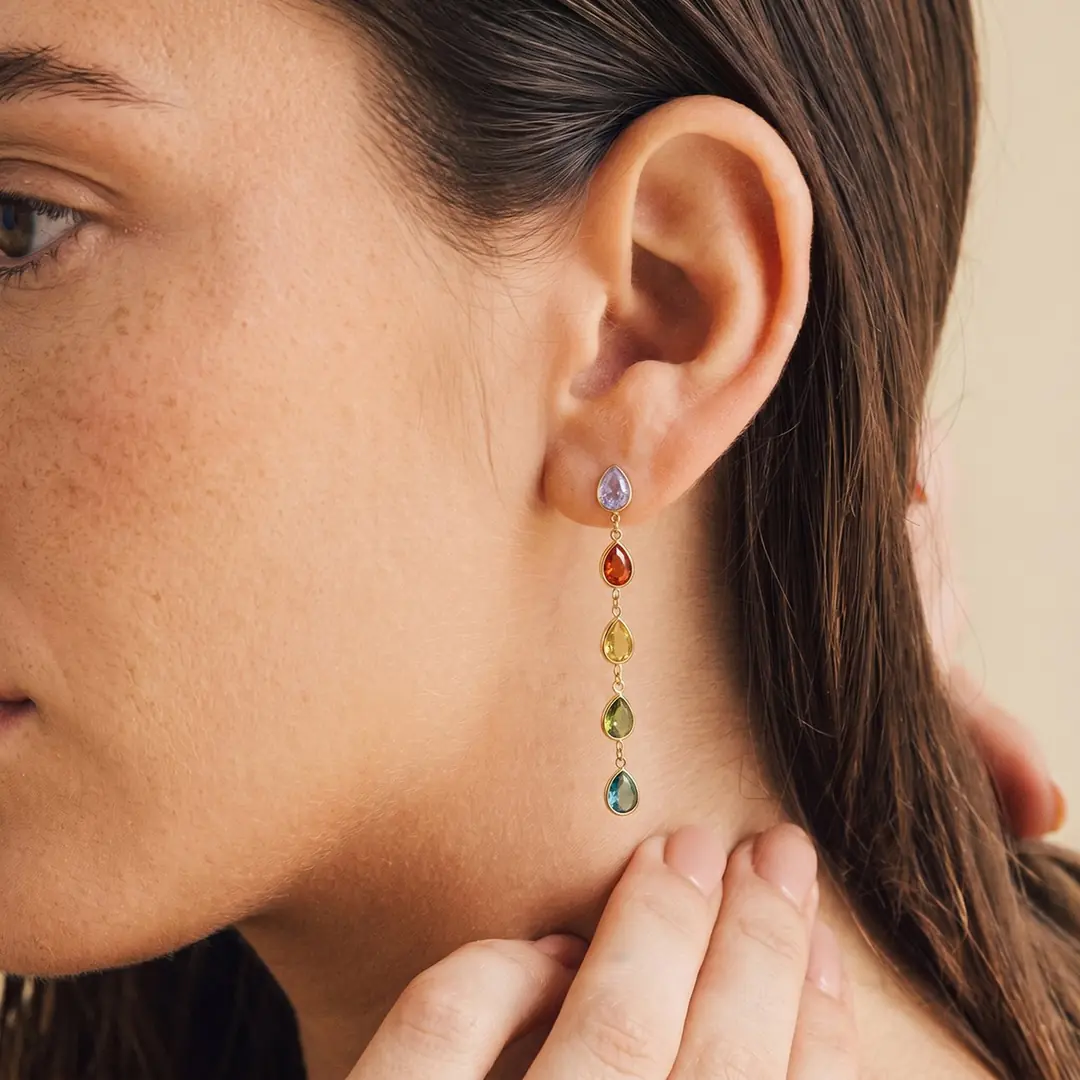 Lacrimea Earring | Çelik Küpe 3