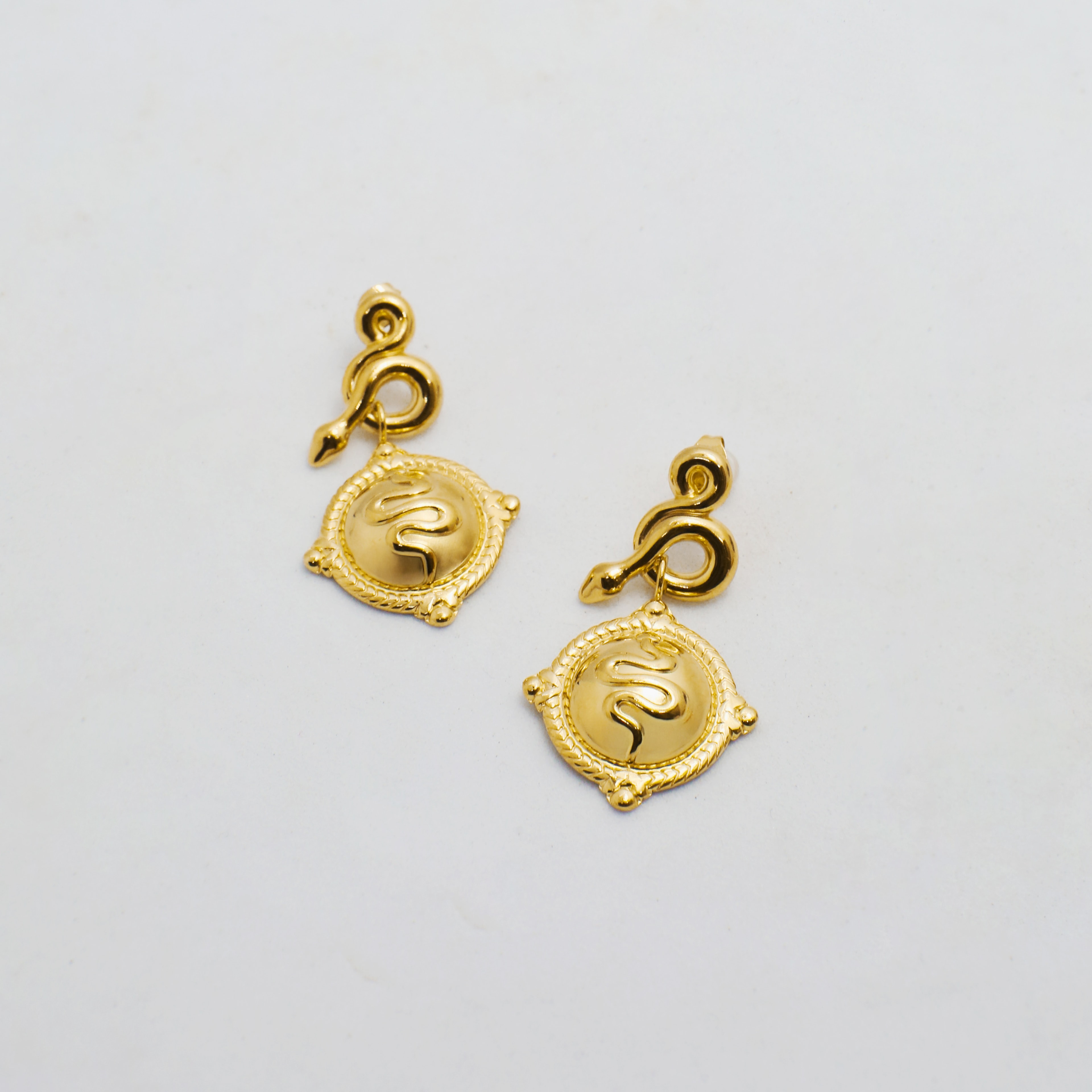 Serpenta Earring | Çelik Küpe