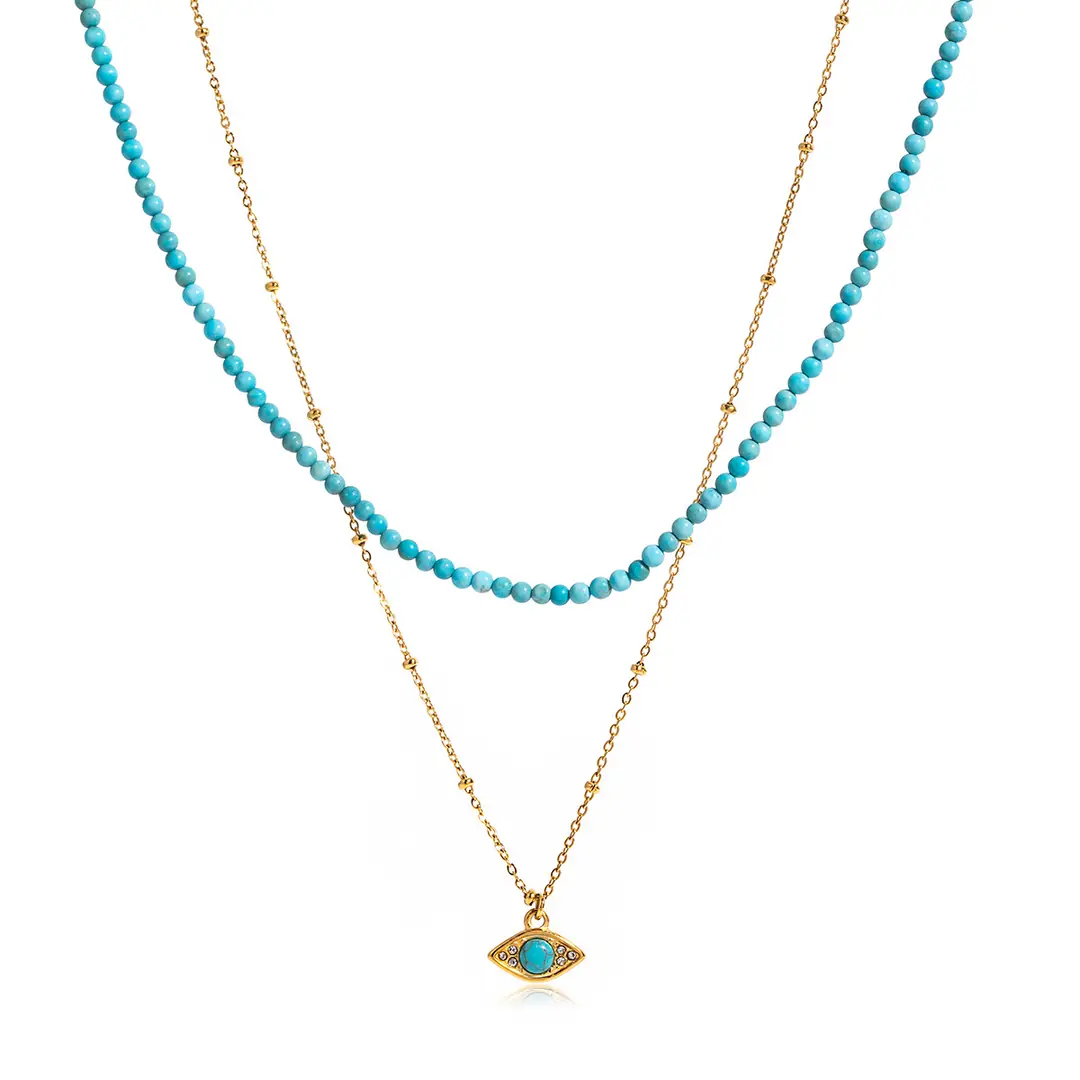 Occhiara Necklace | Boncuklu Kolye 3