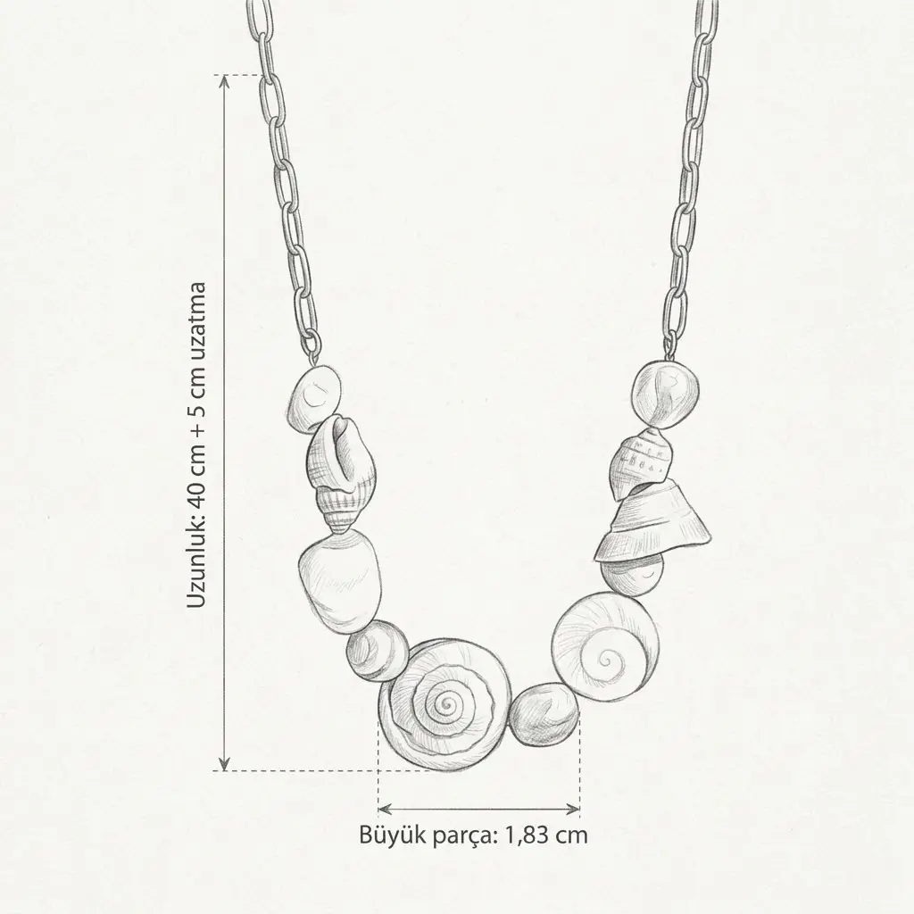 Kabukia Necklace | Kabuklu Kolye 5