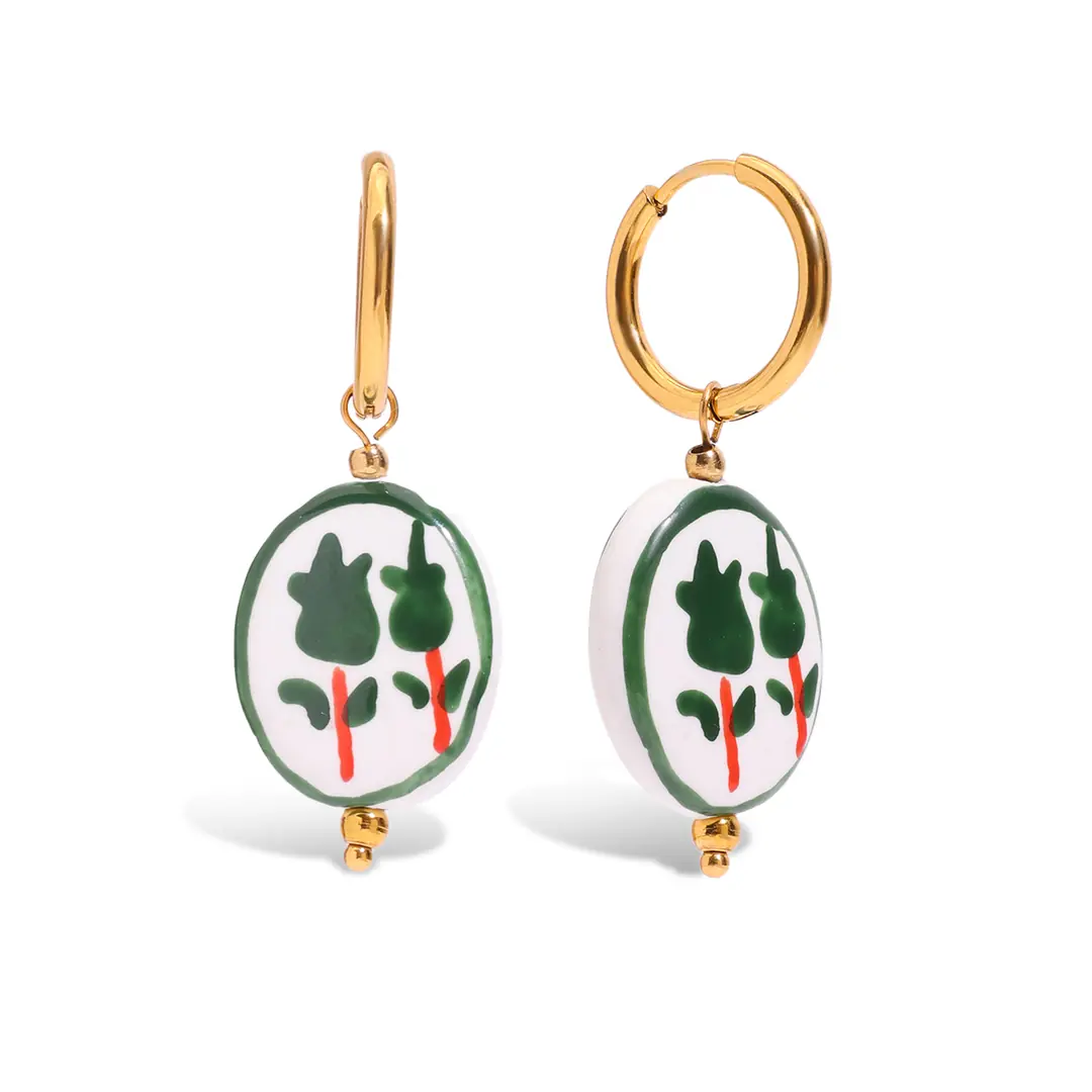 Wabzan Earring | Çelik Küpe