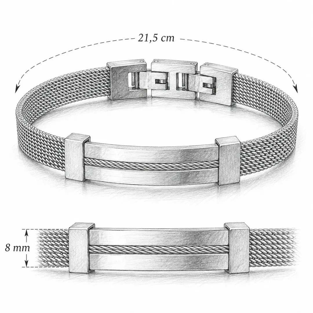 Gravik Bracelet | Erkek Çelik Bileklik 3