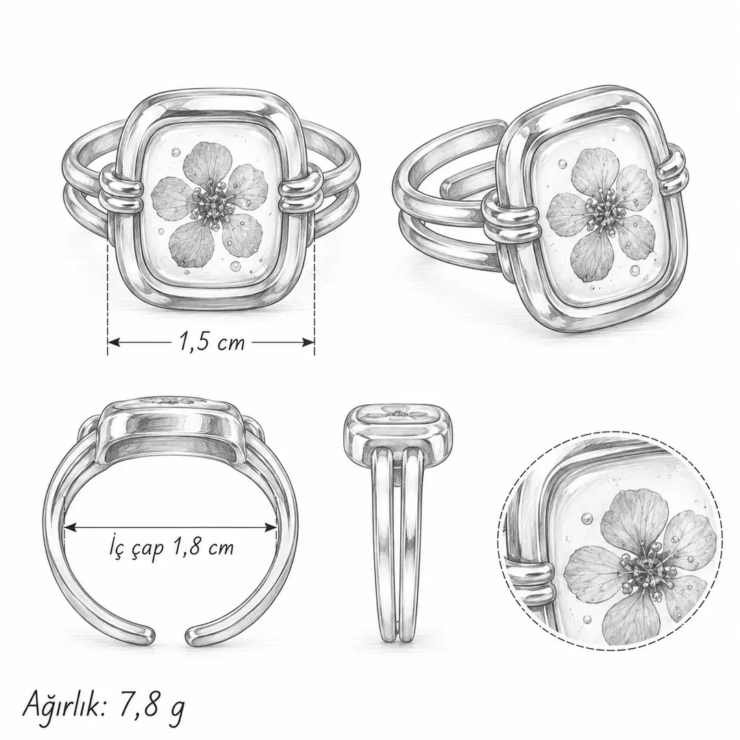 Beragu Ring | Çelik Yüzük 4