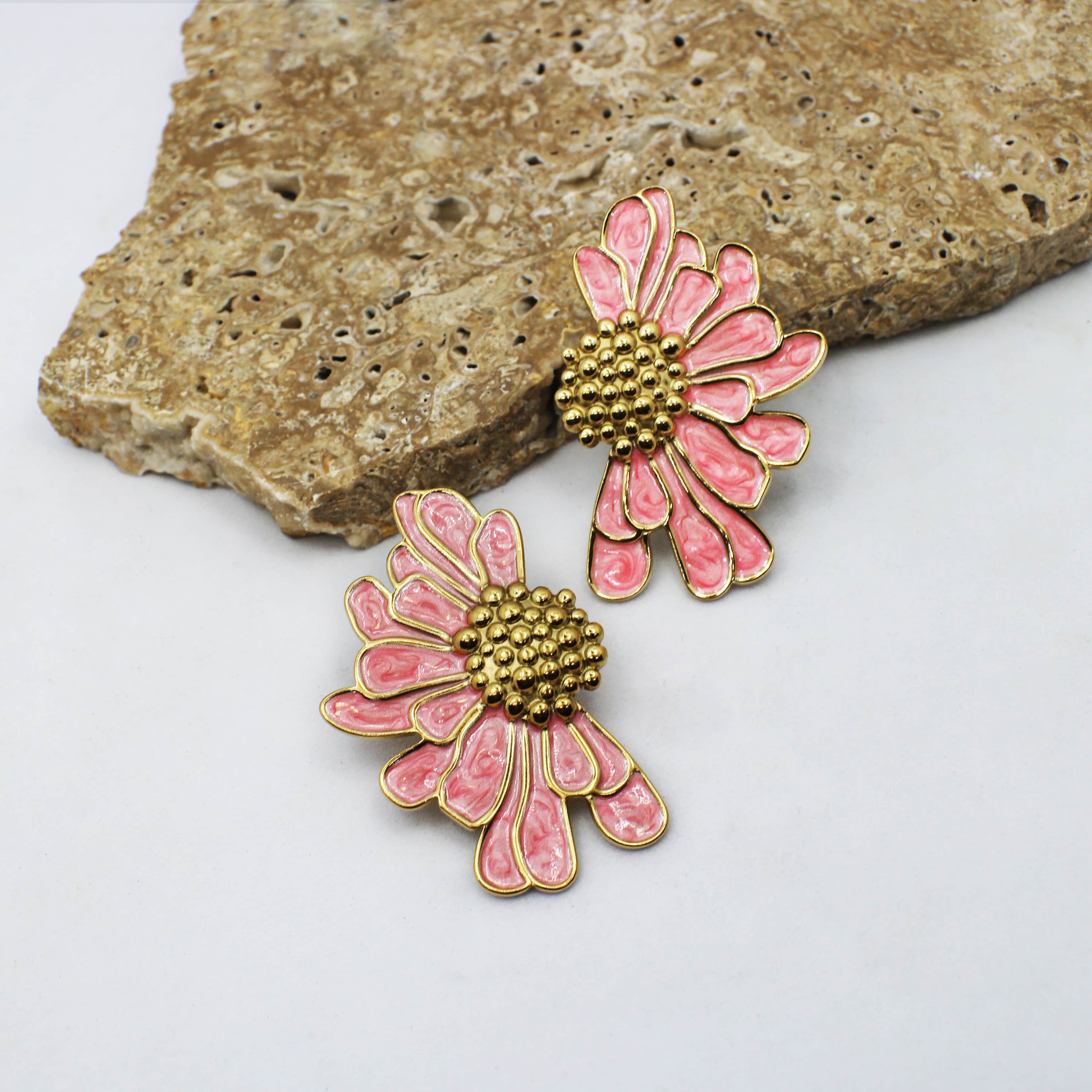 Rosmara Earring | Çelik Küpe