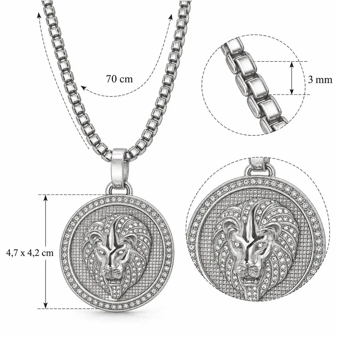 Aurlion Necklace | Erkek Çelik Kolye 4