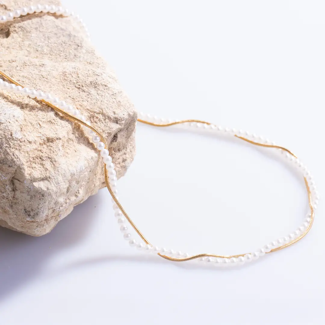Pearlisse Necklace | Çelik Kolye