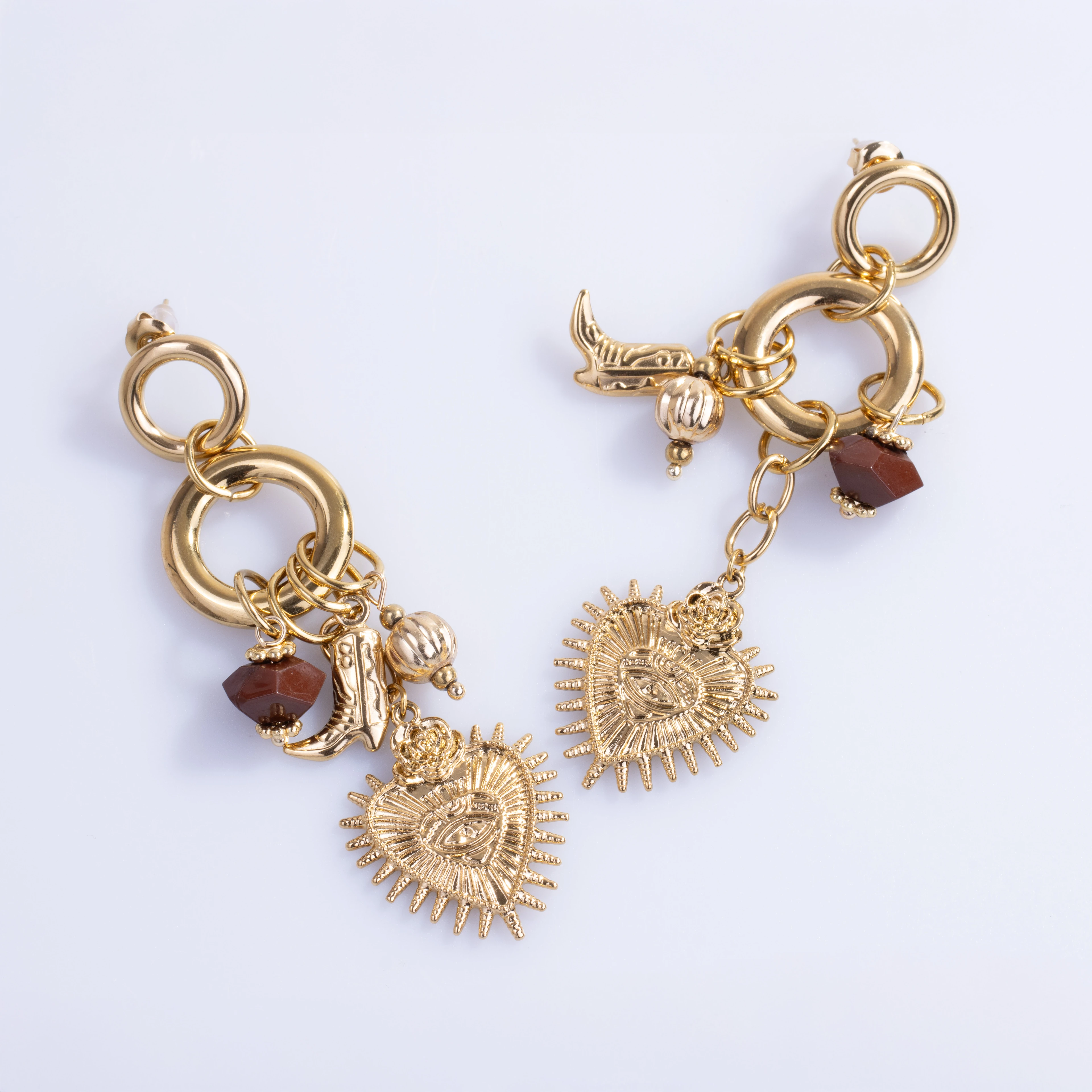 Solmira Earring | Çelik Küpe