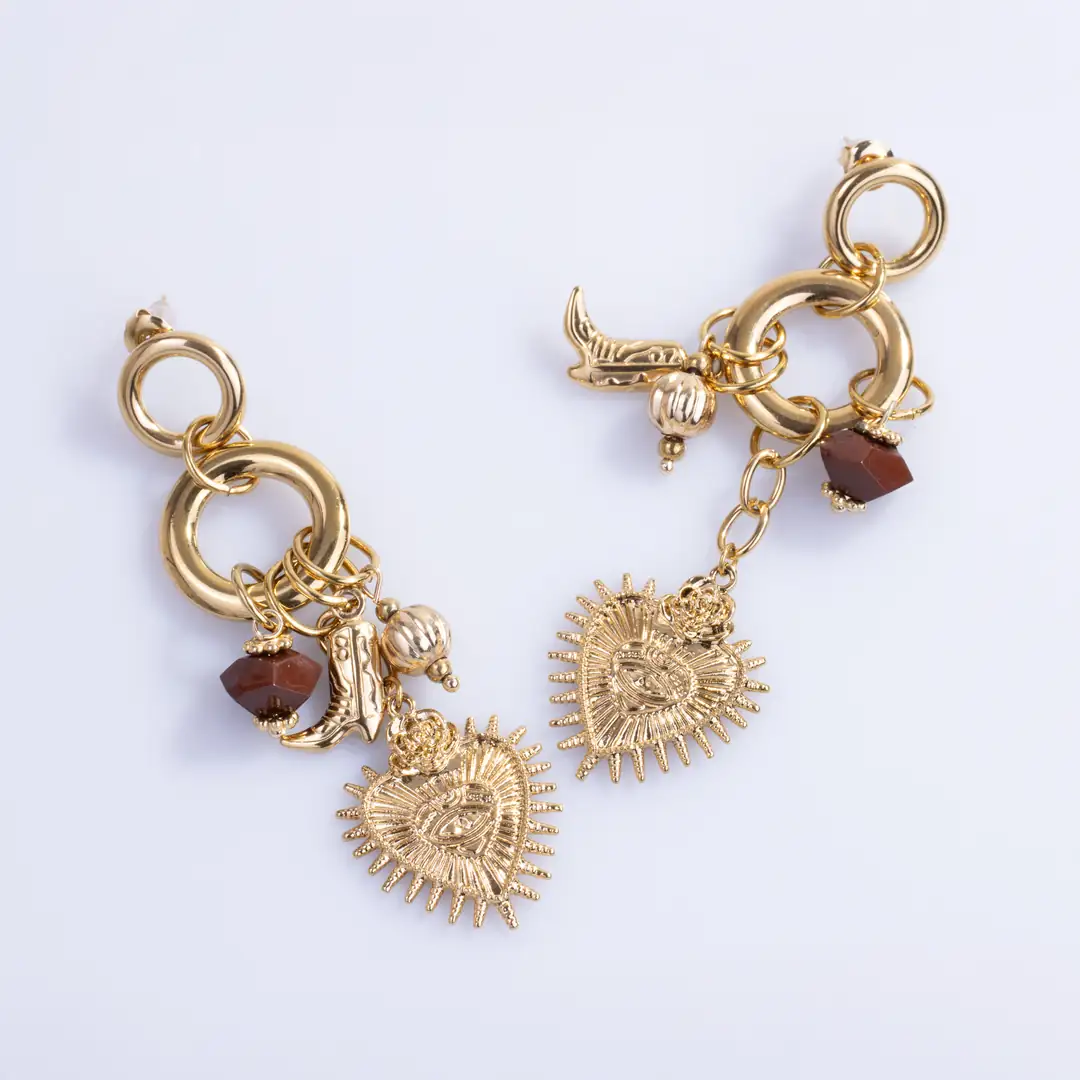 Solmira Earring | Çelik Küpe 1