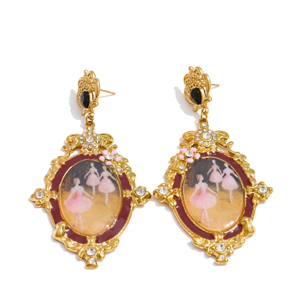 Undaria Earring | Çelik Küpe