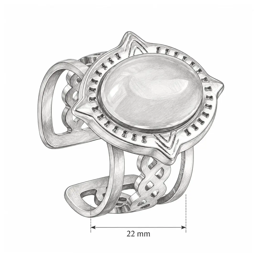 Cabrielle Ring | Çelik Yüzük 3