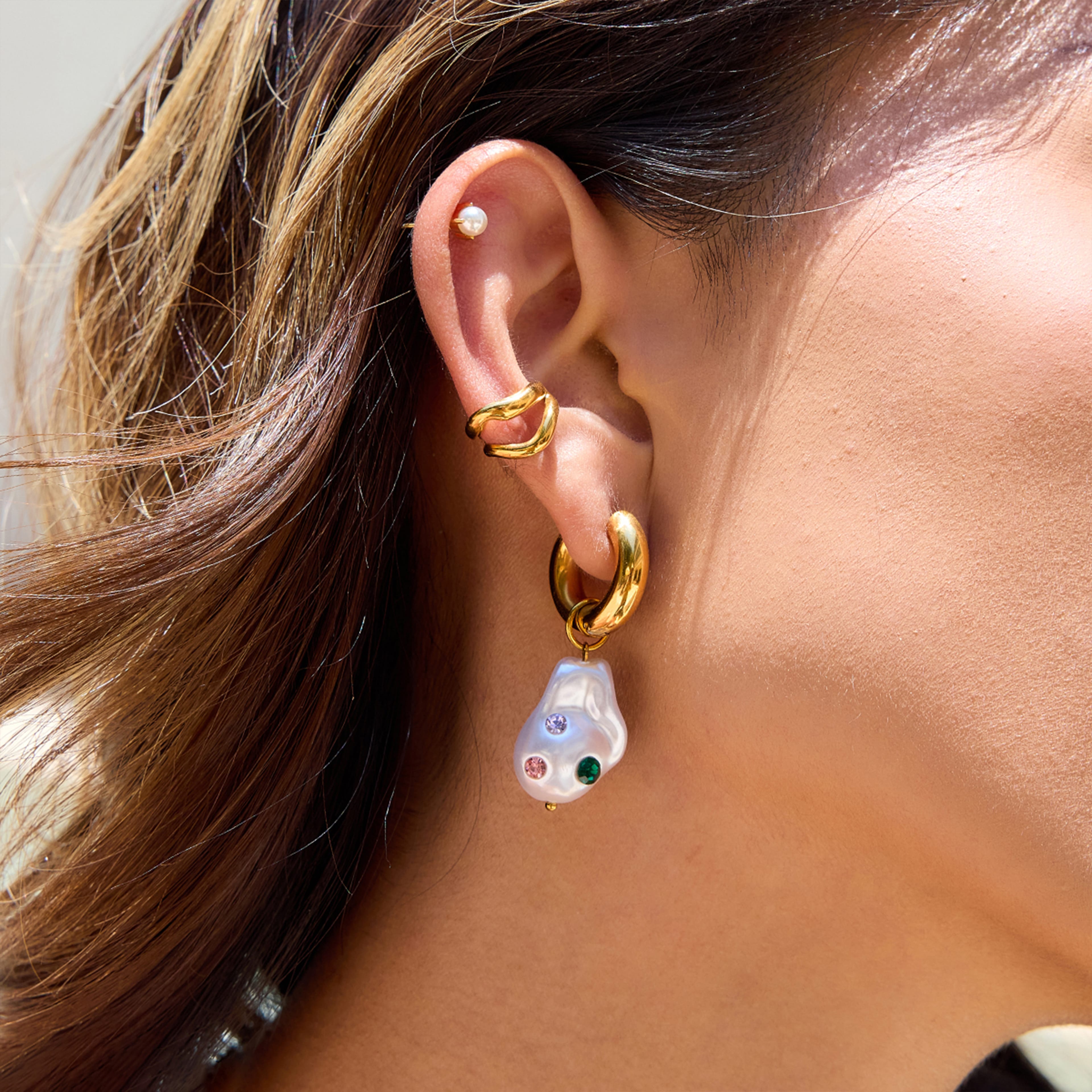  Amelia Earring | Çelik Küpe