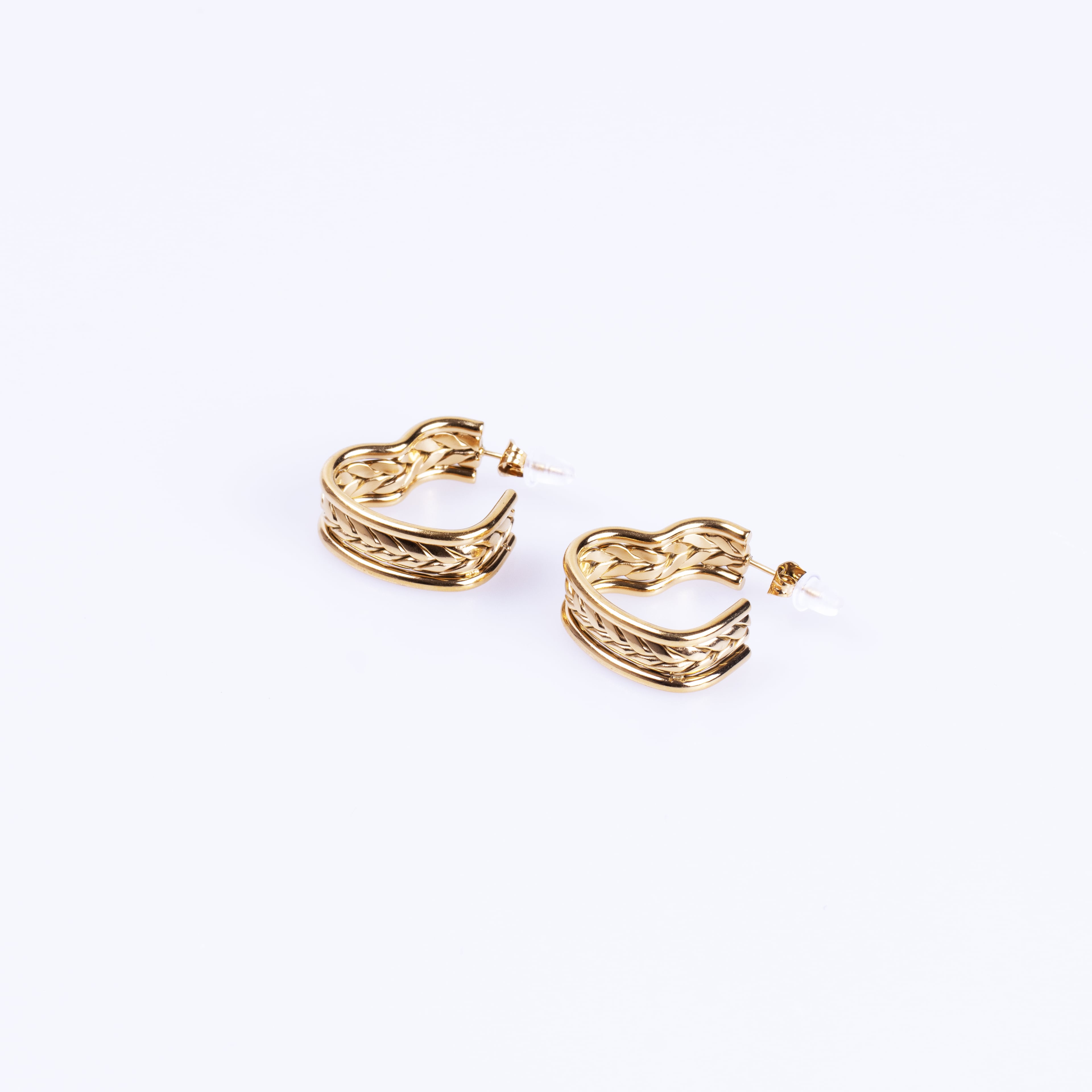 Vigos Earring | Çelik Küpe