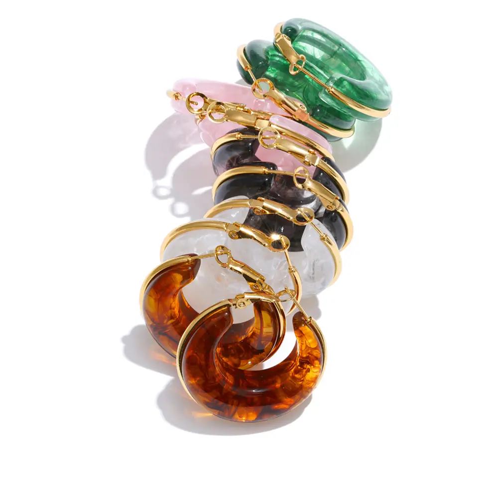 Rosavela Earring | Reçine Küpe 5
