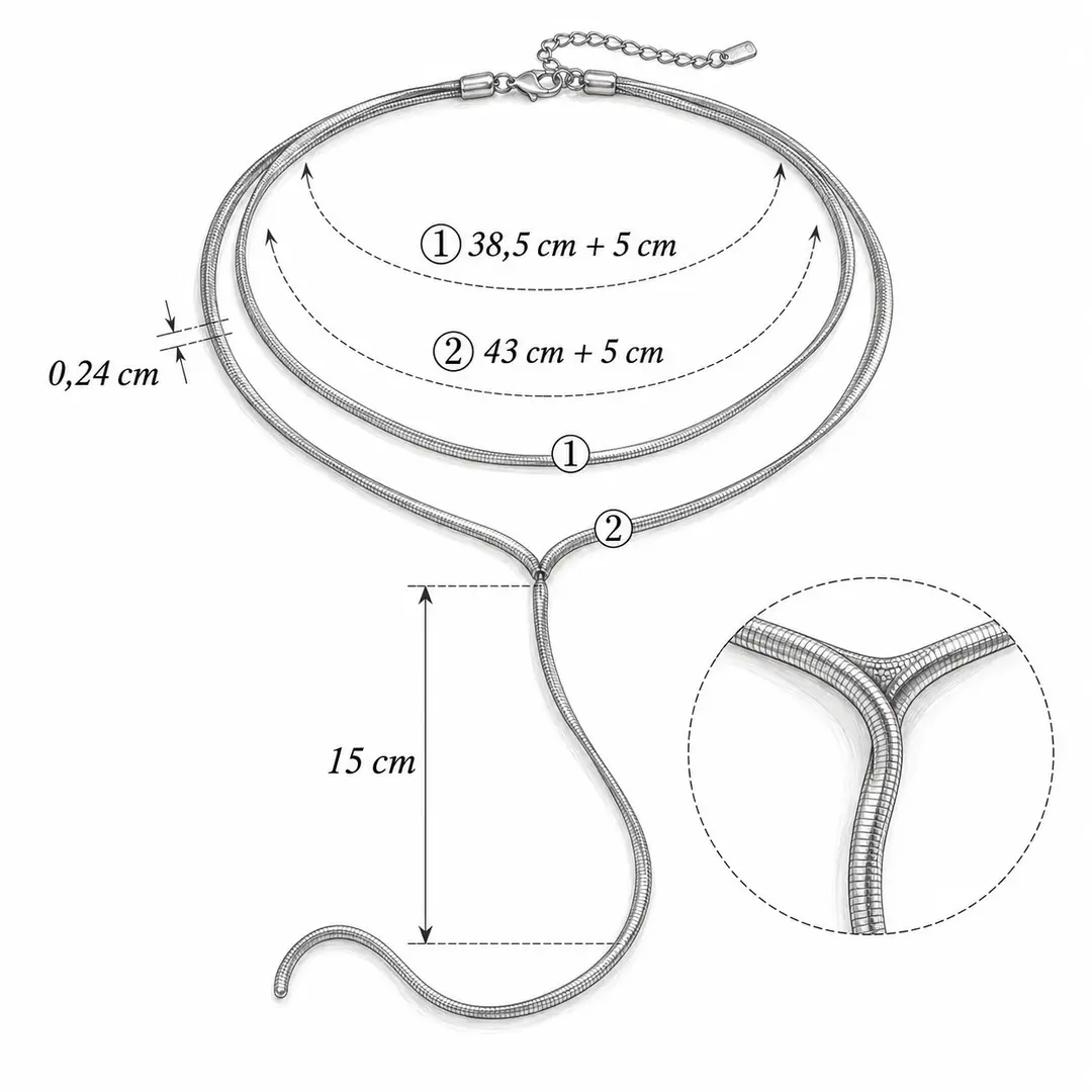 Ilvane Necklace | Çelik Kolye 4