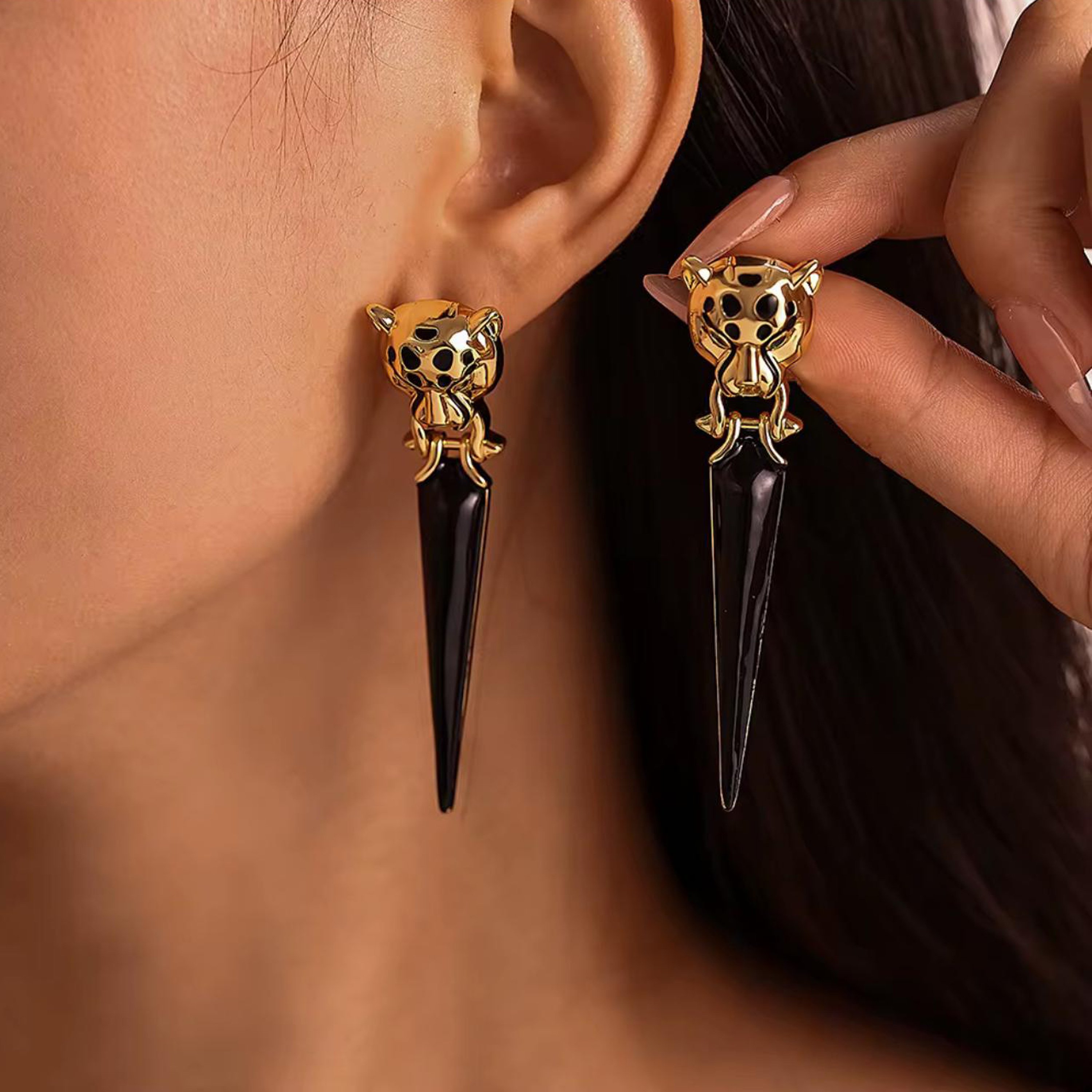 Panthera Aurelia Earrings | Küpe