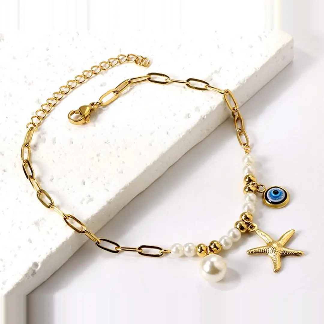 Perlamar Anklet | Çelik HalHal