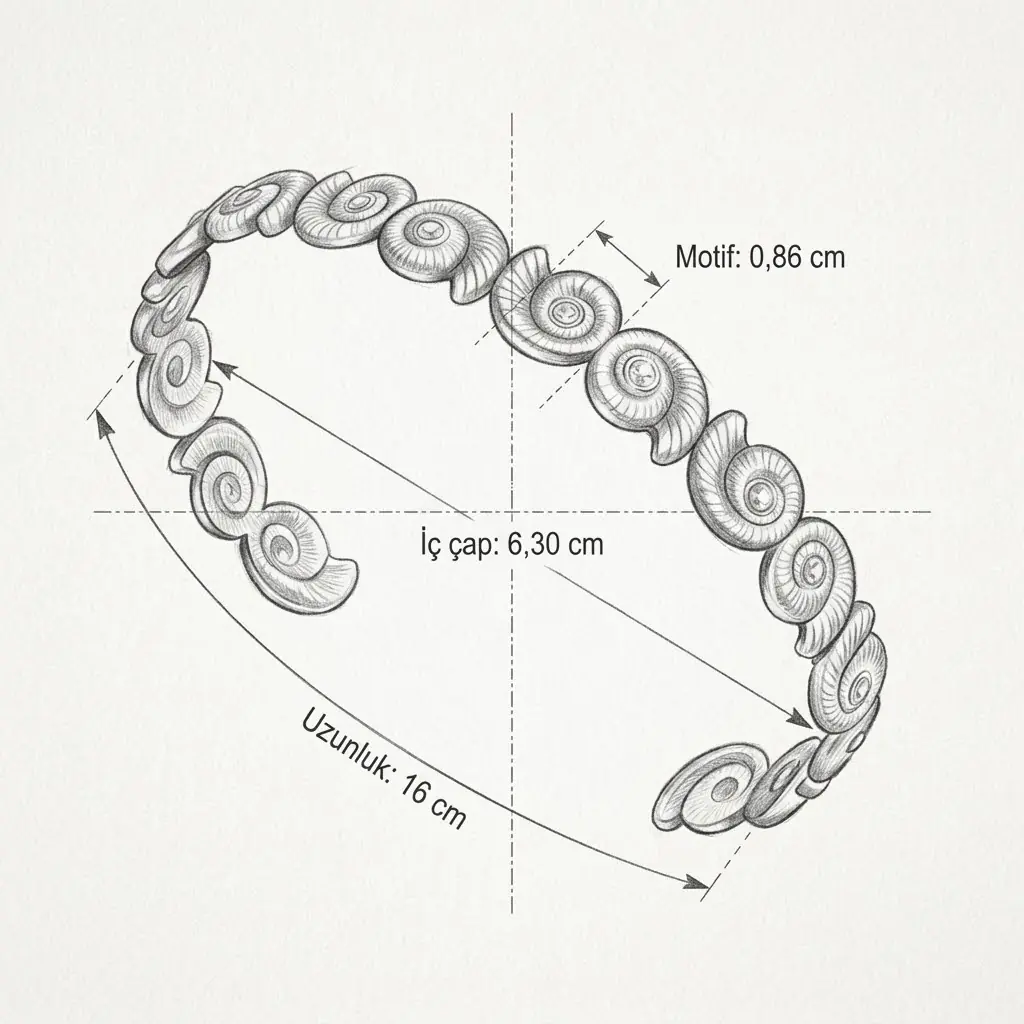Nautilde Bracelet | Çelik Bileklik 9