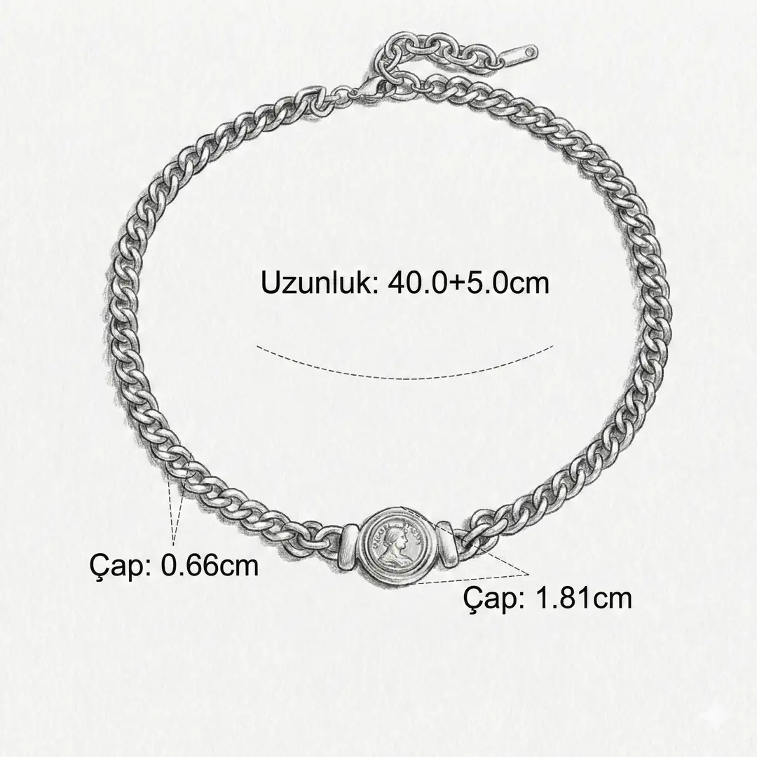 Valenor Necklace | Çelik Kolye 5