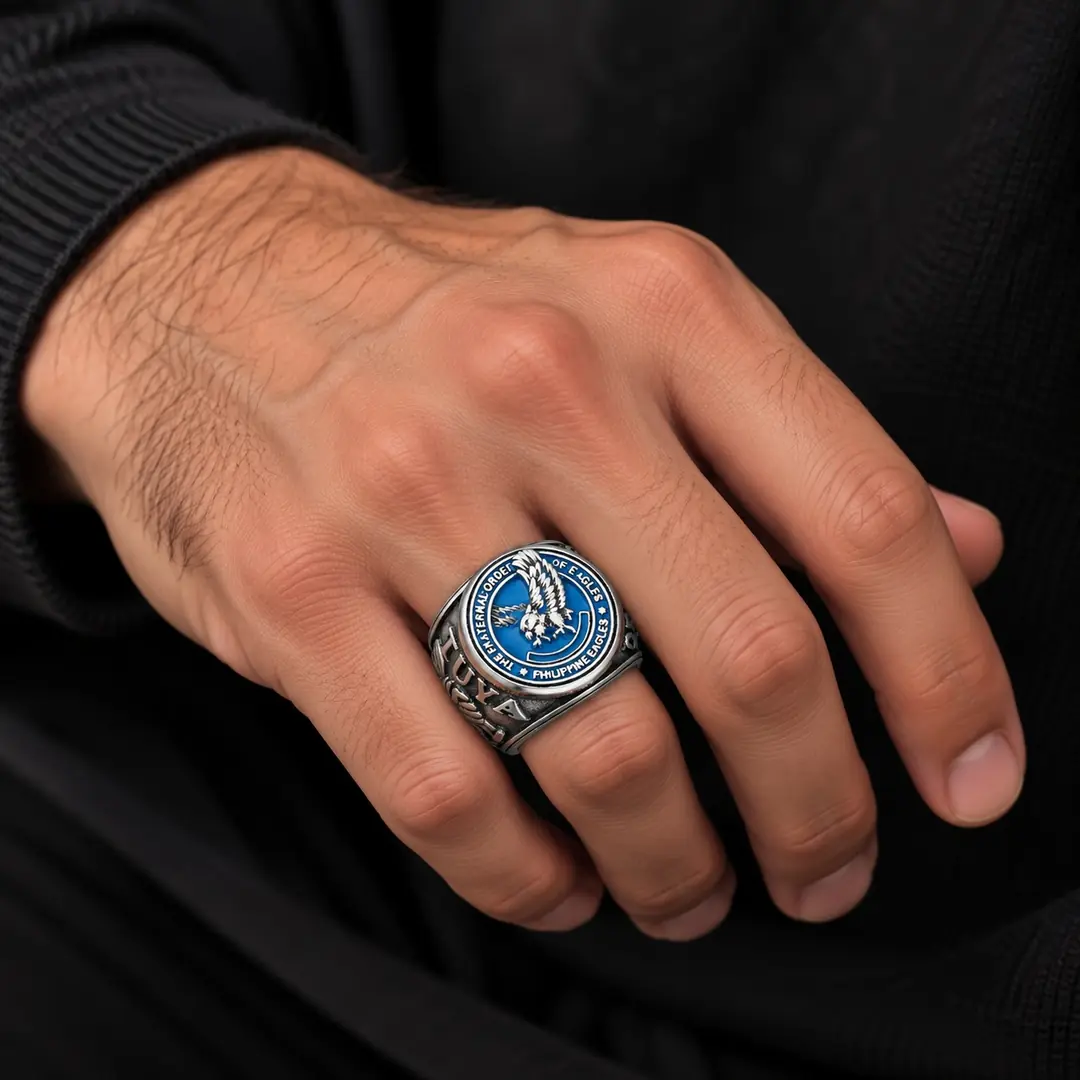 Hevrin Ring | Erkek Çelik Yüzük 2