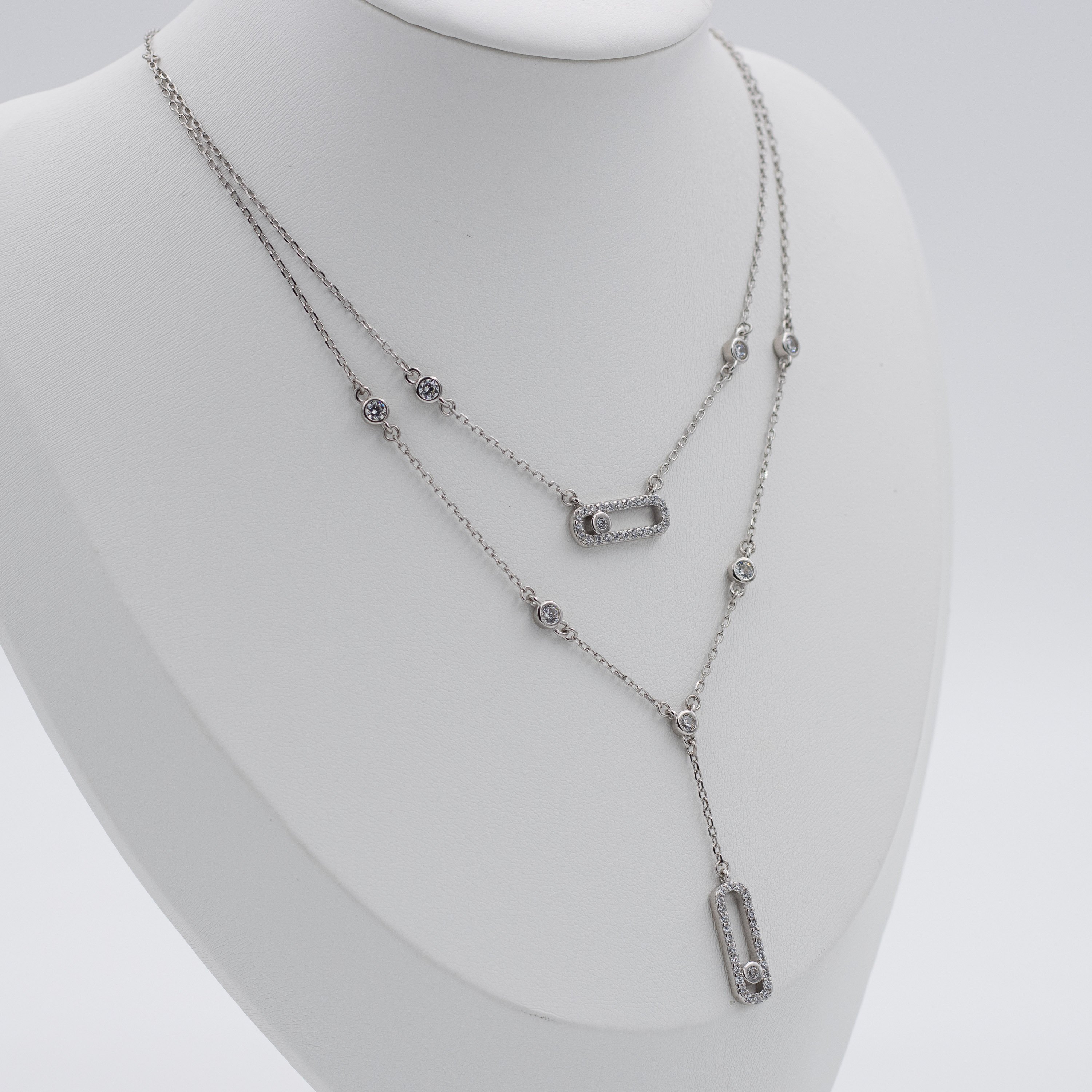 Celestora Necklace | Silver Kadın Kolye