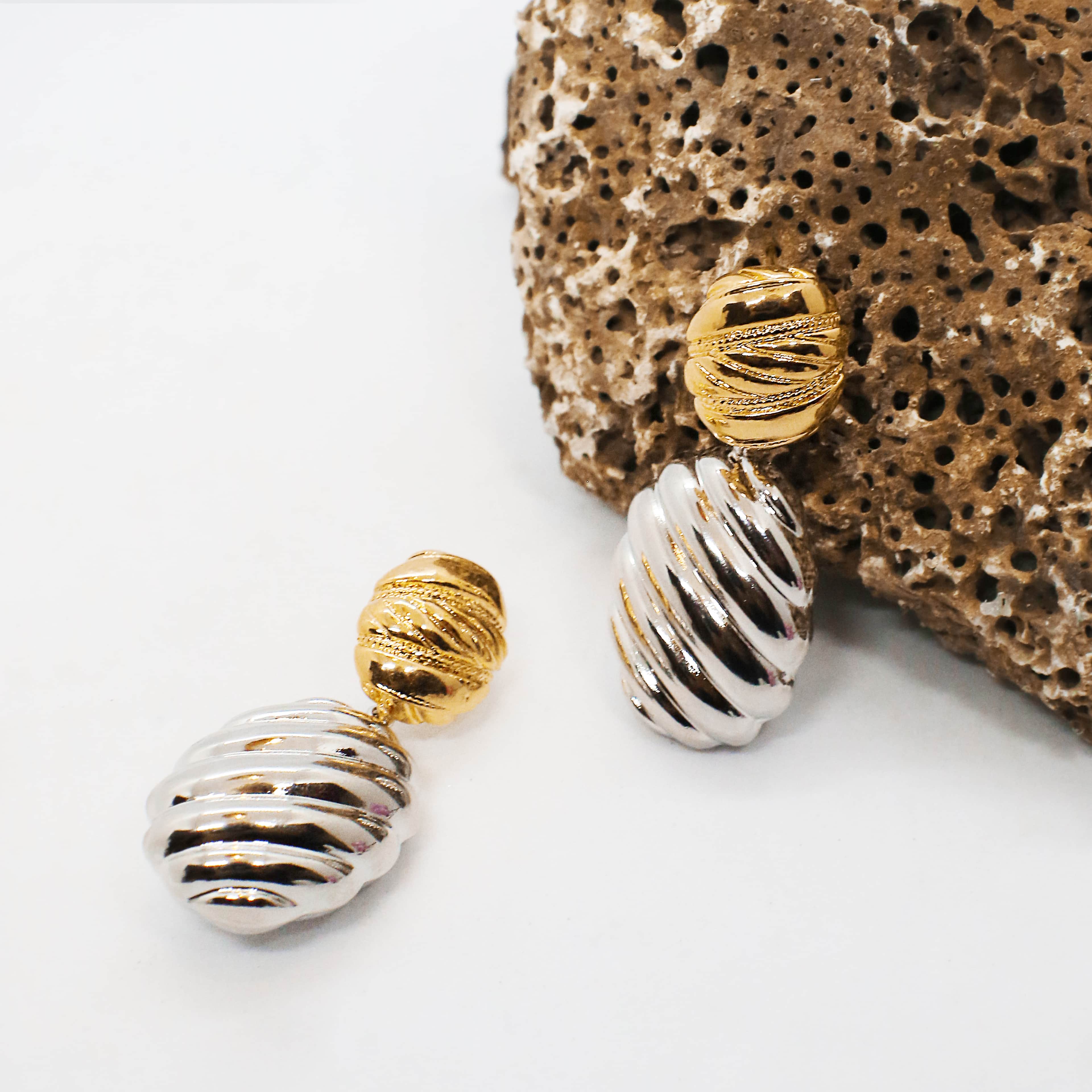 Calista Earring | Çelik Küpe