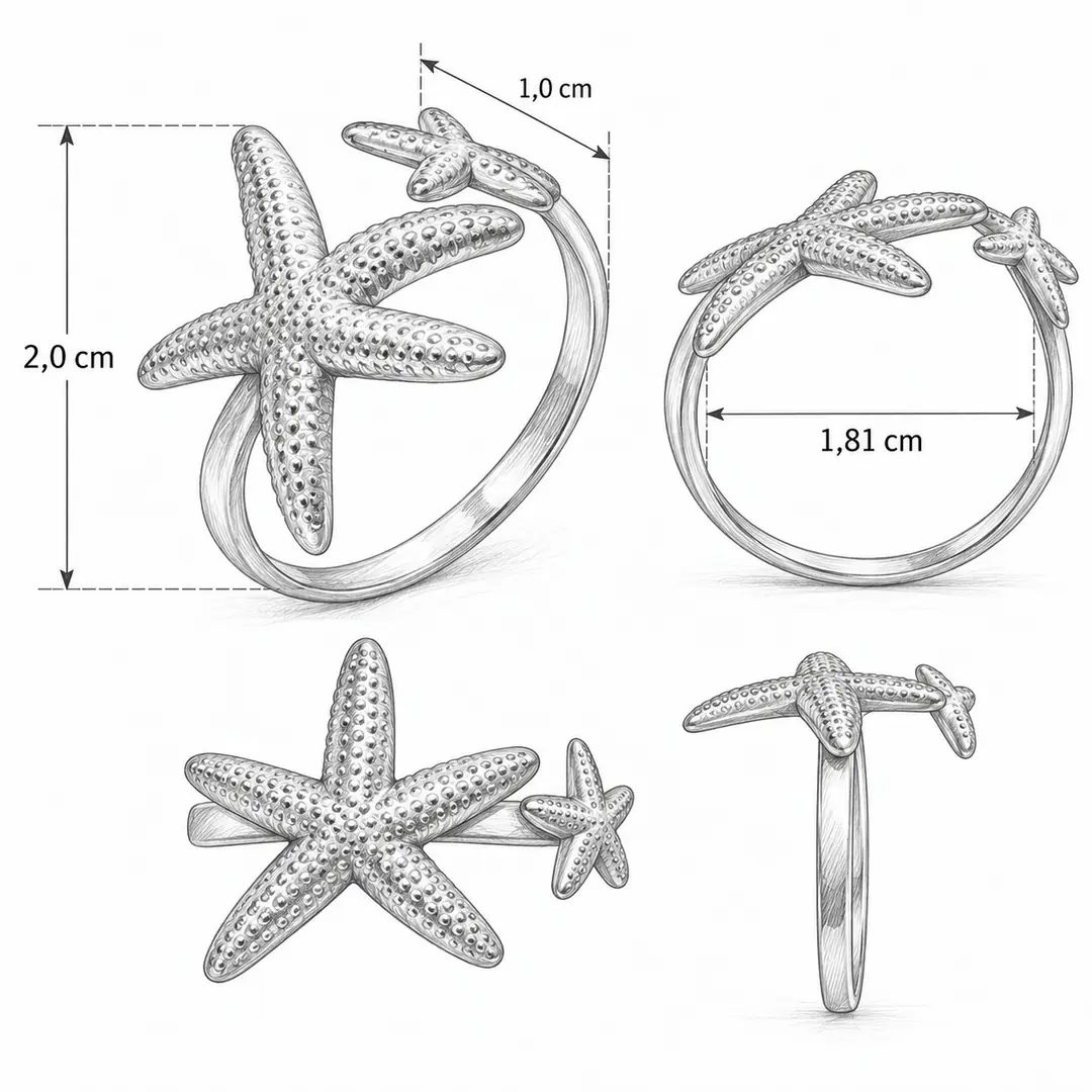 Pentera Ring | Çelik Yüzük 4