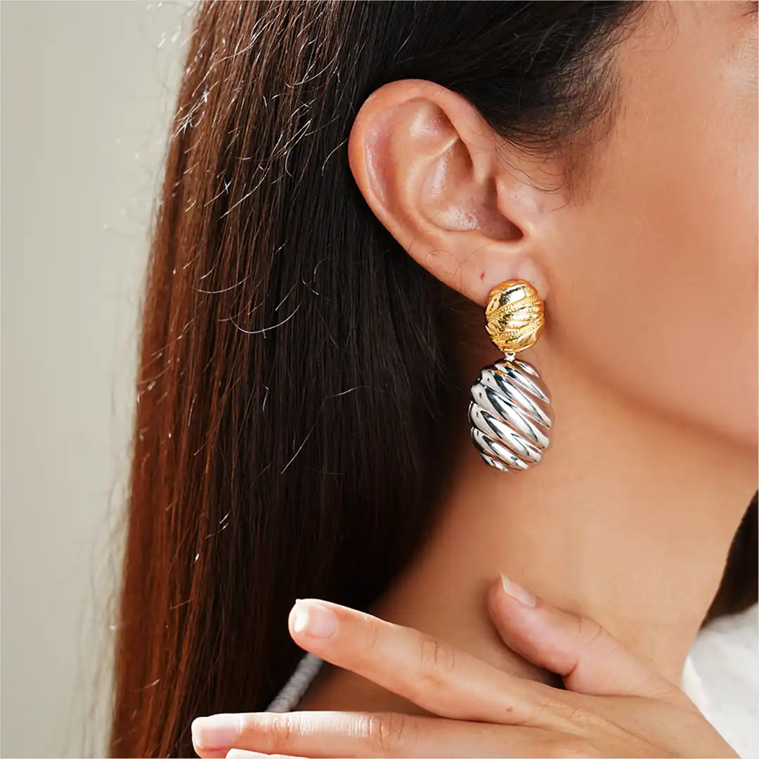 Calista Earring | Çelik Küpe 4