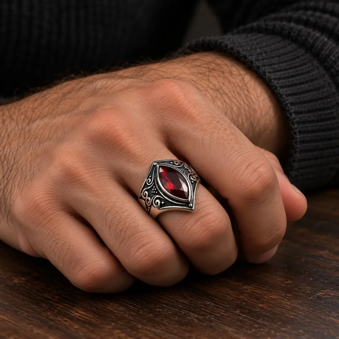 Carmeth Ring | Erkek Çelik Yüzük 2