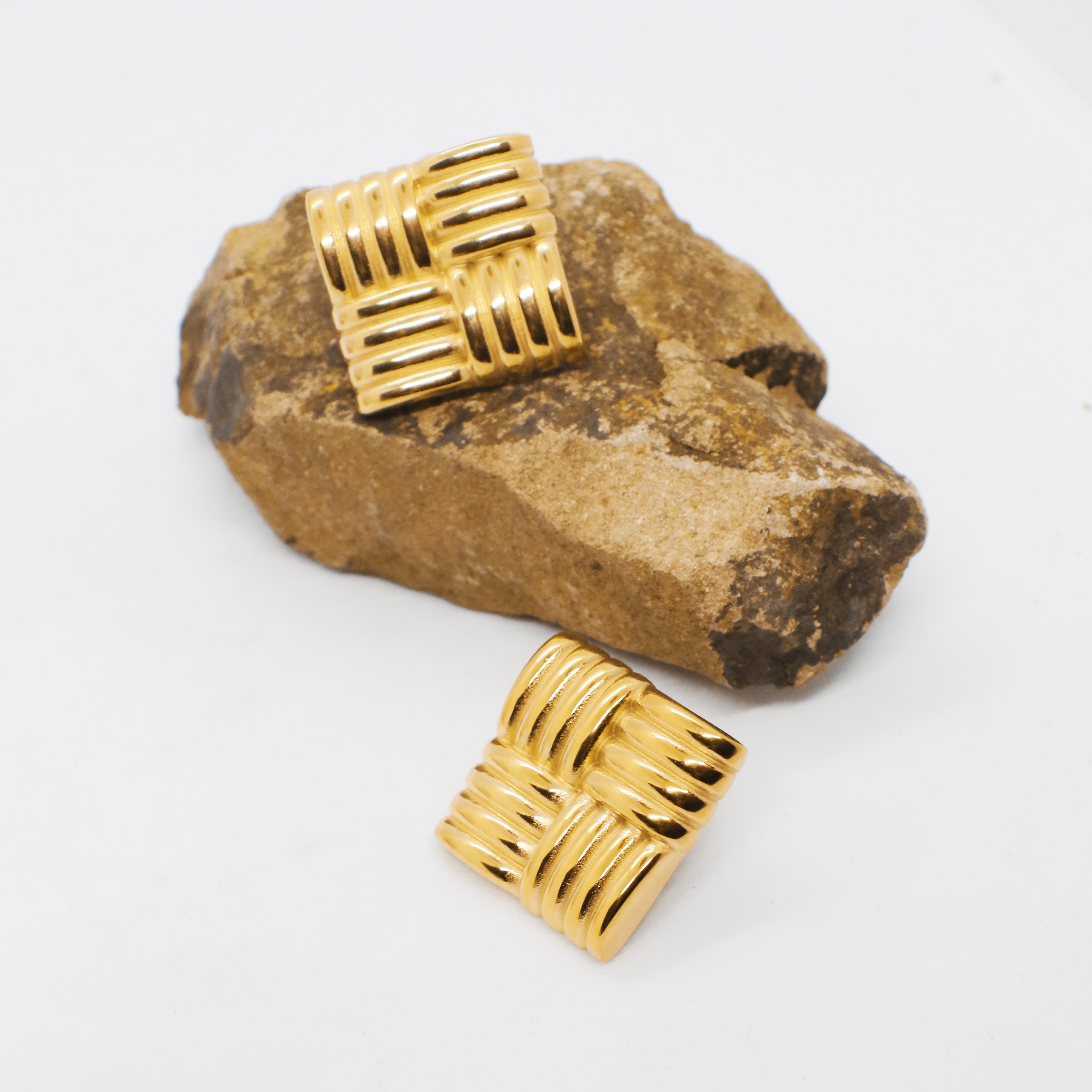 Nerisa Earring | Çelik Küpe