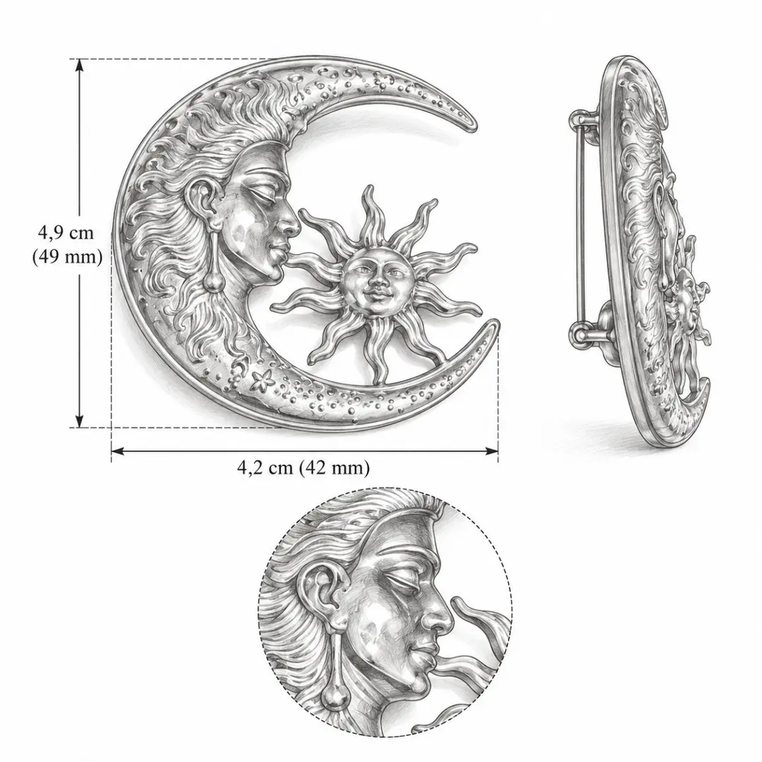 Orsavane Brooch | Çelik Broş 4
