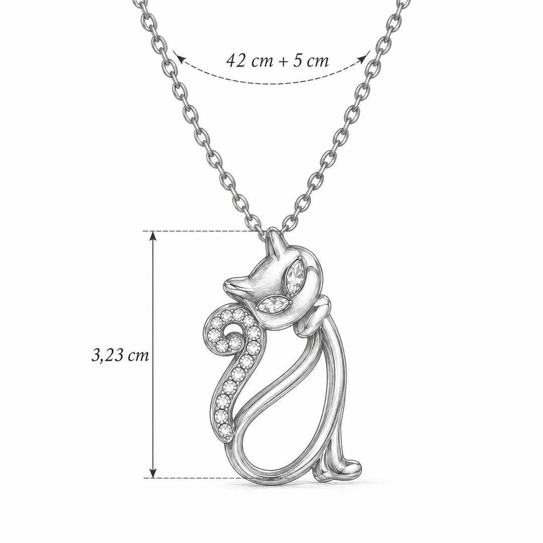 Gattina Necklace | Çelik Kolye 4