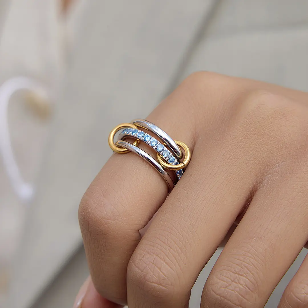 Orbitala Ring | Çelik Yüzük 3