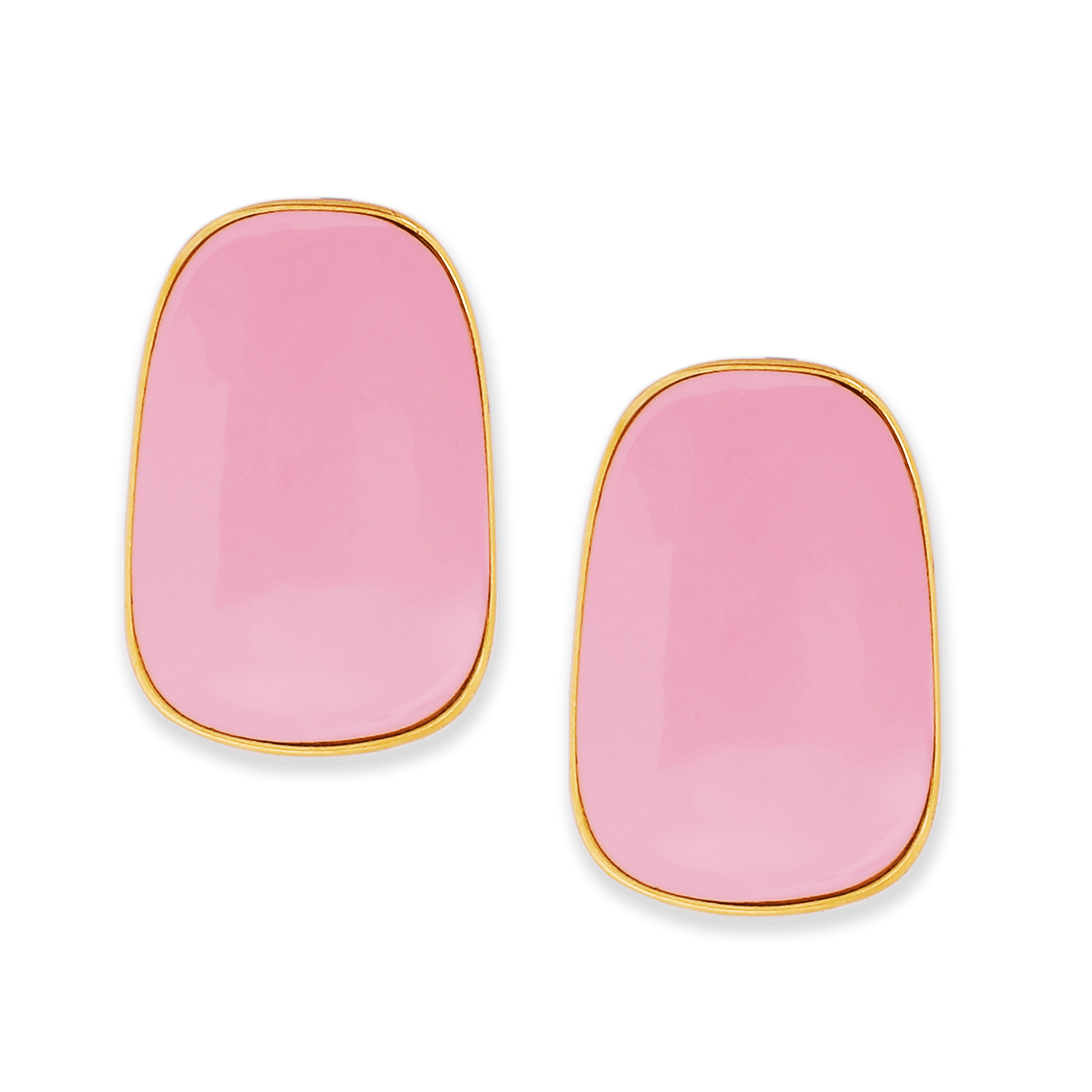Pink Aura Earring | Çelik Küpe
