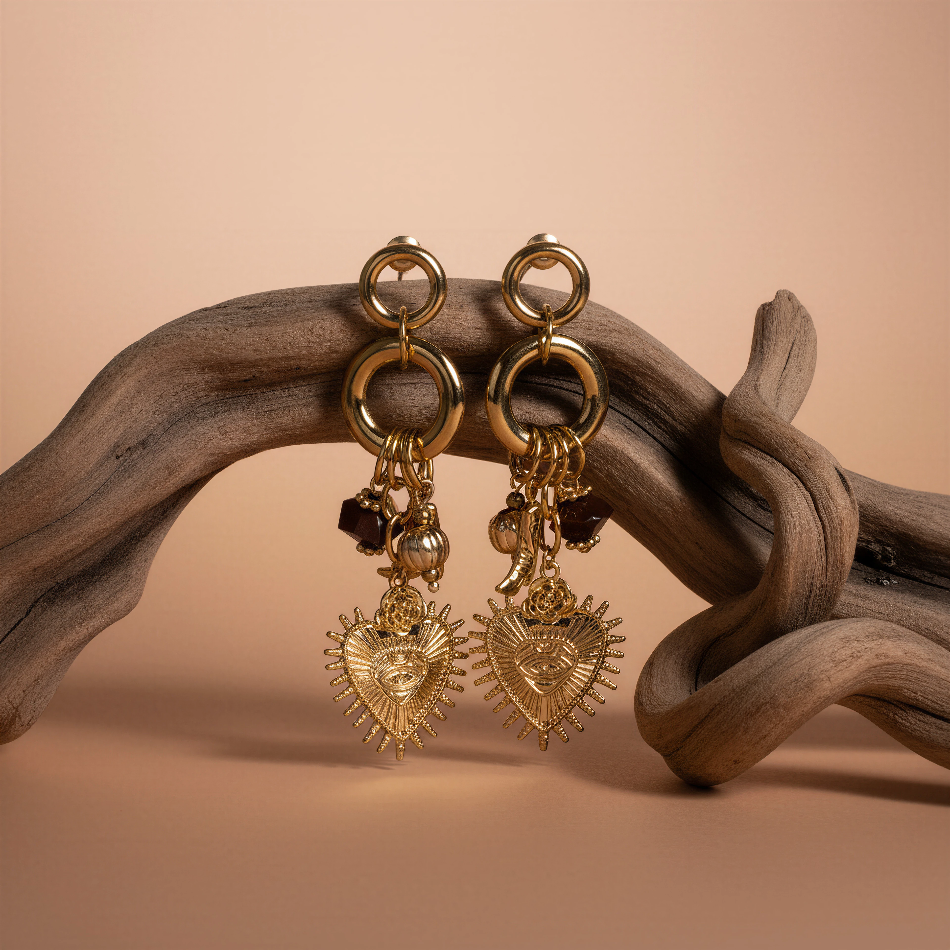 Solmira Earring | Çelik Küpe