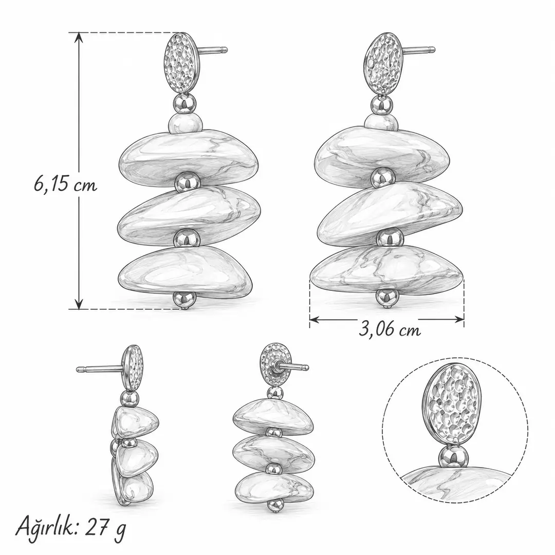 Formizia Earring | Reçine Küpe 6