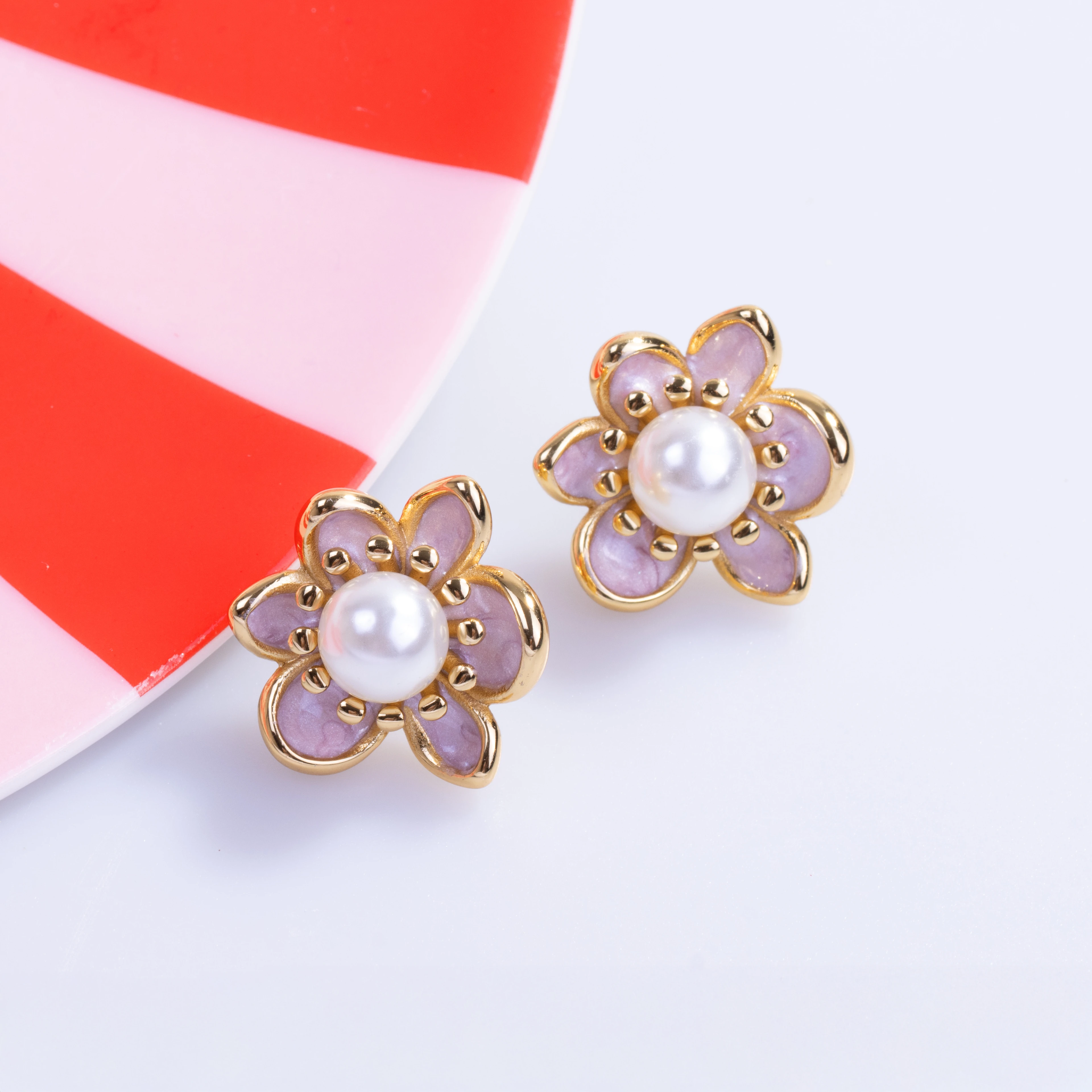 Florysia Earring | Çelik Küpe