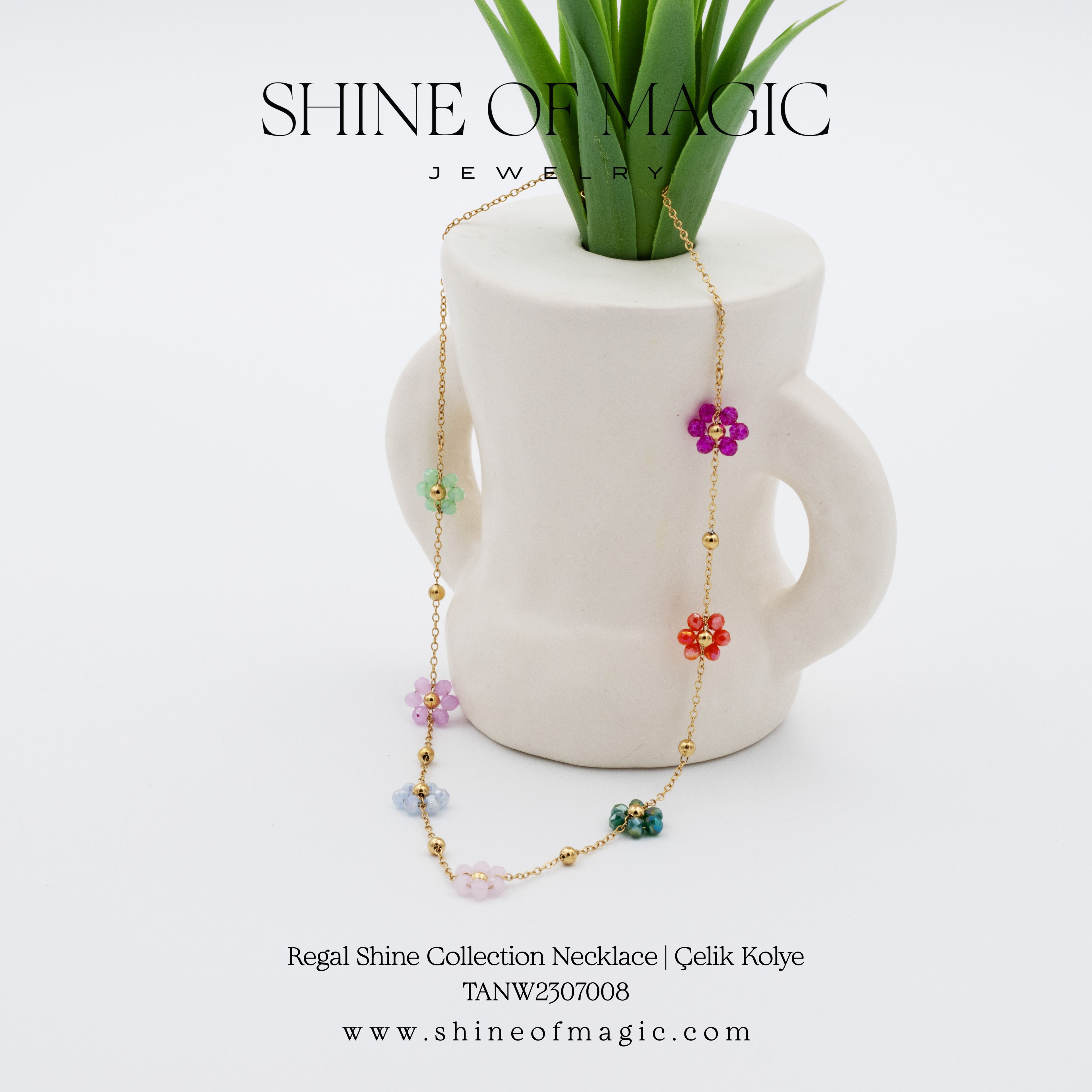 Regal Shine Collection Necklace | Çelik Kolye