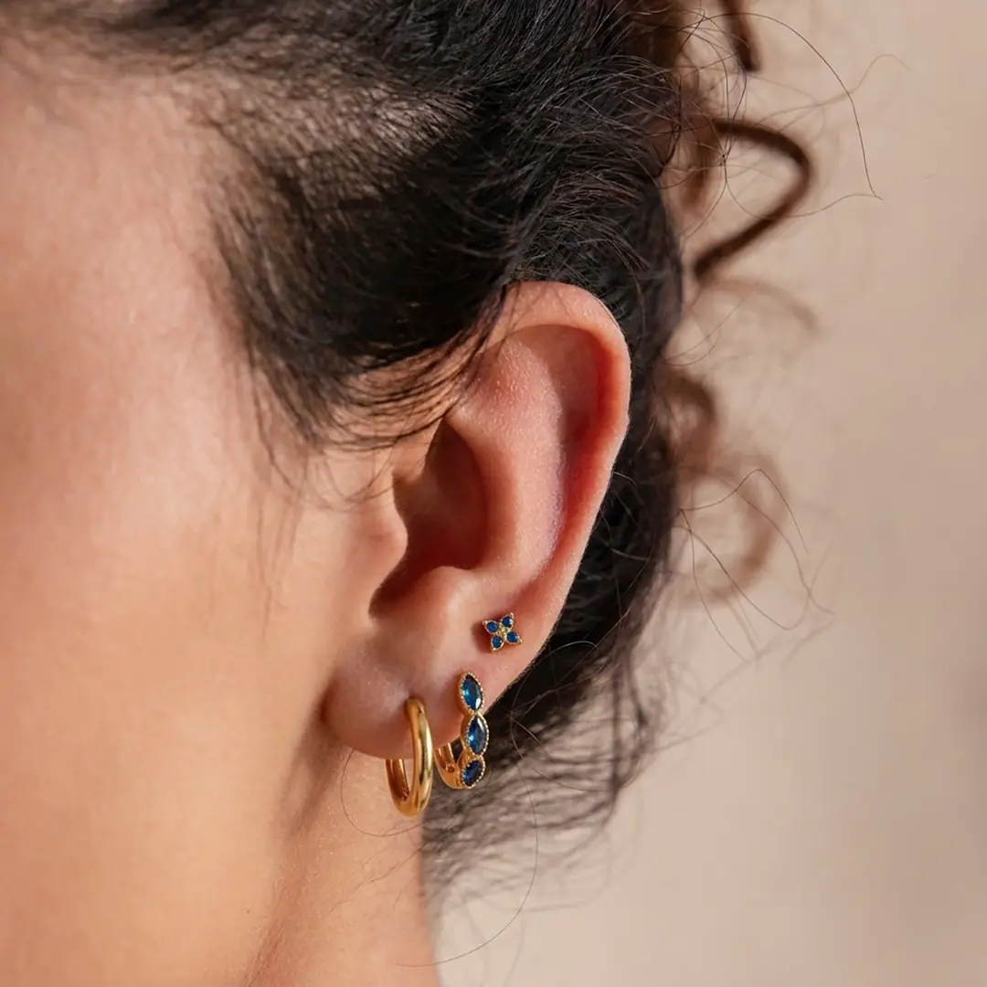 Blauvia Earring | Çelik Küpe 2