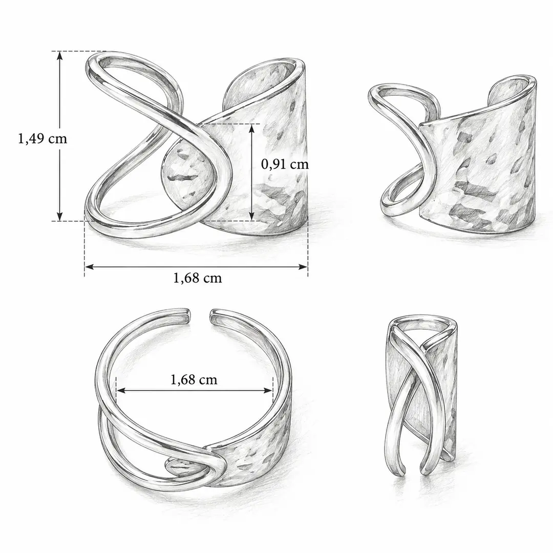 Incastra Ring | Çelik Yüzük 2