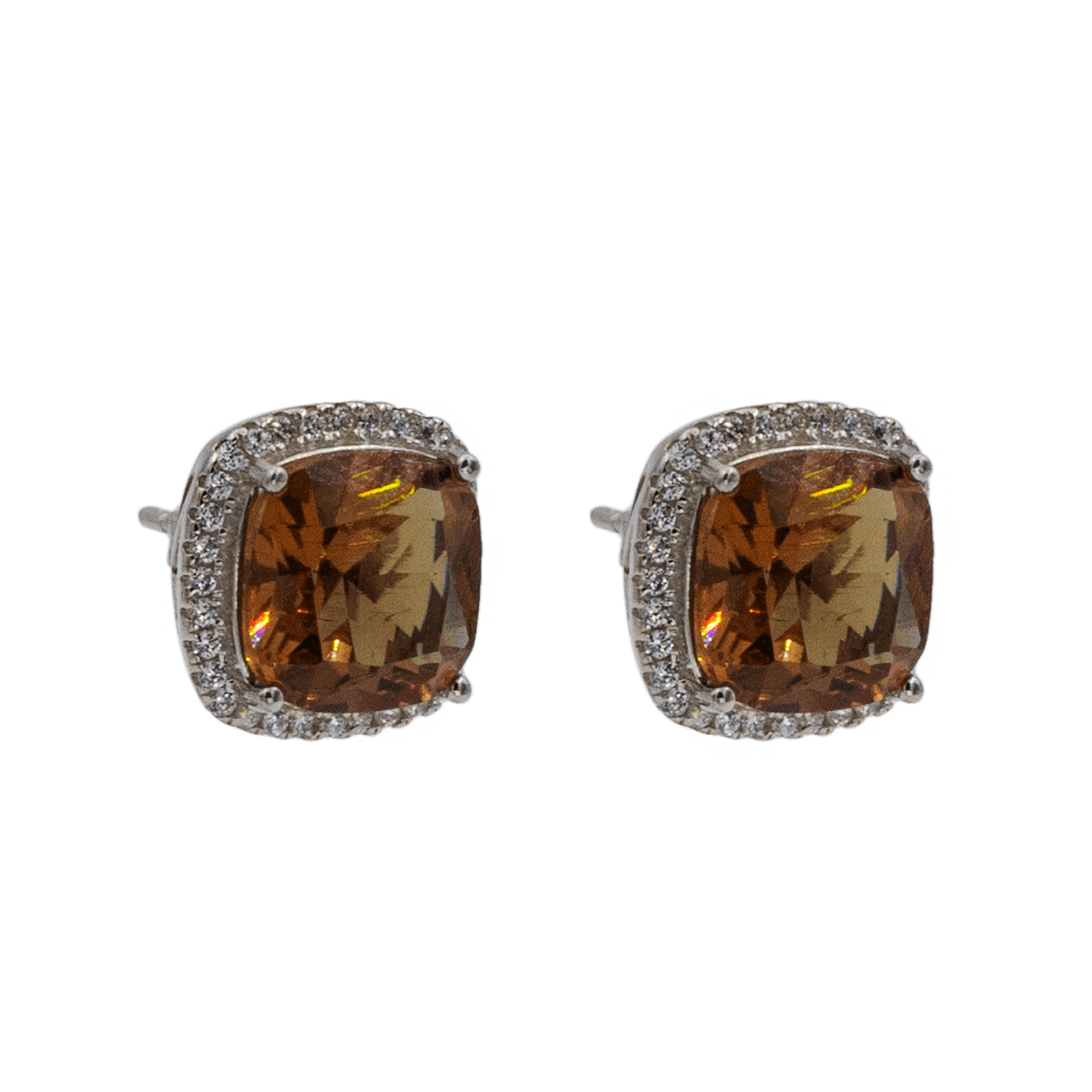 Mocha Shine Earrings | Silver Kadın Küpe